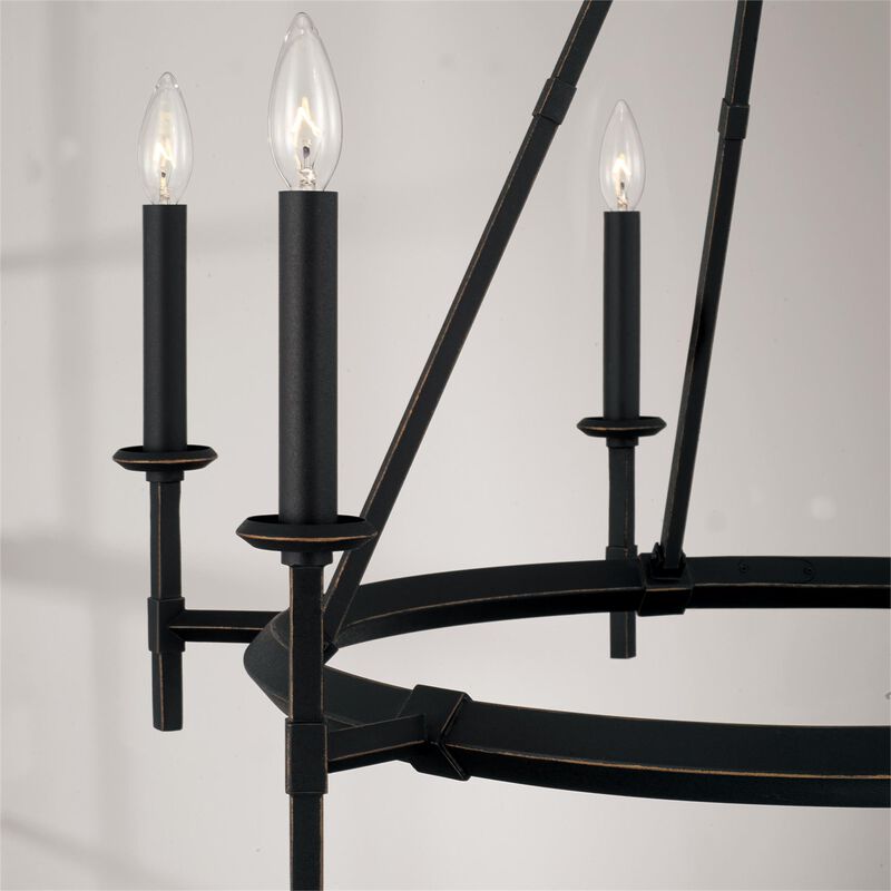 Ogden 33 Inch 6 Light Chandelier by Capital Lighting Fixture Company