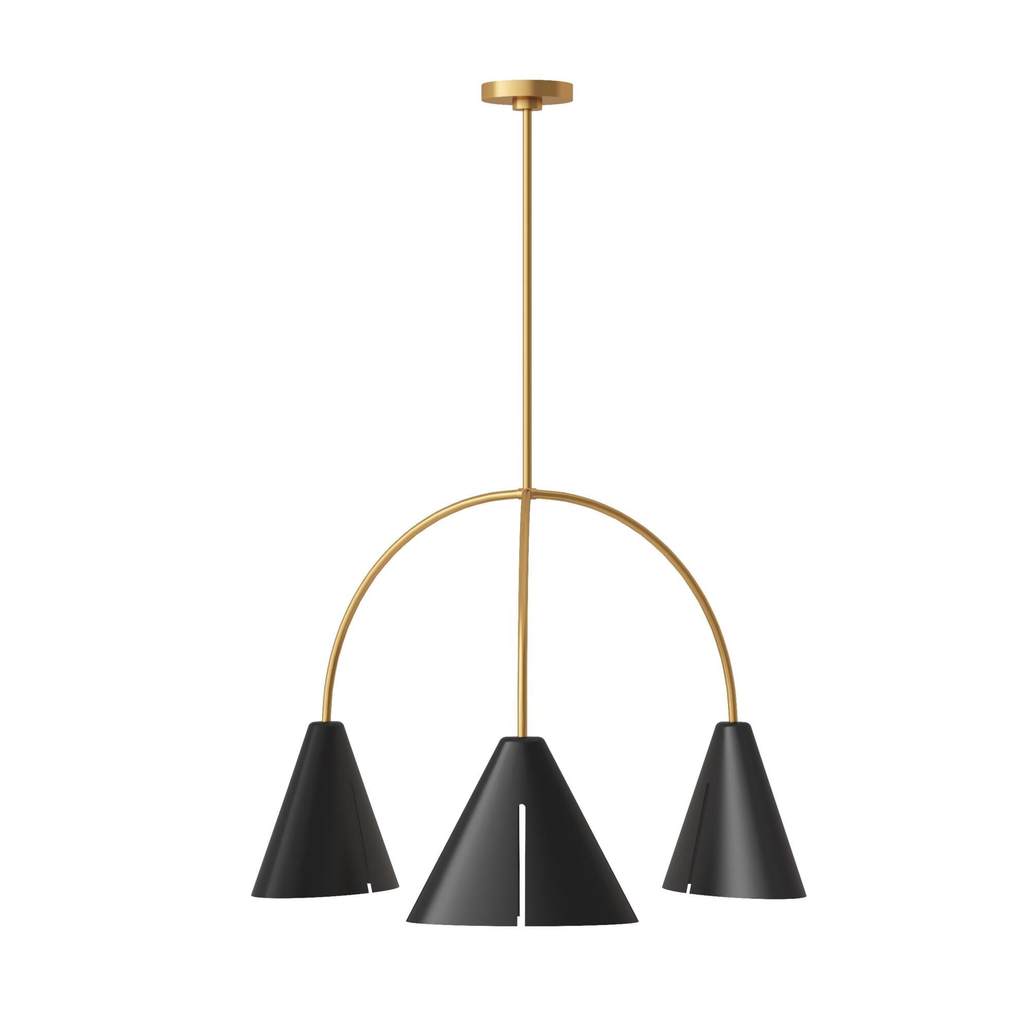Cambre 32 Inch 3 Light LED Chandelier by Visual Comfort Studio Collection