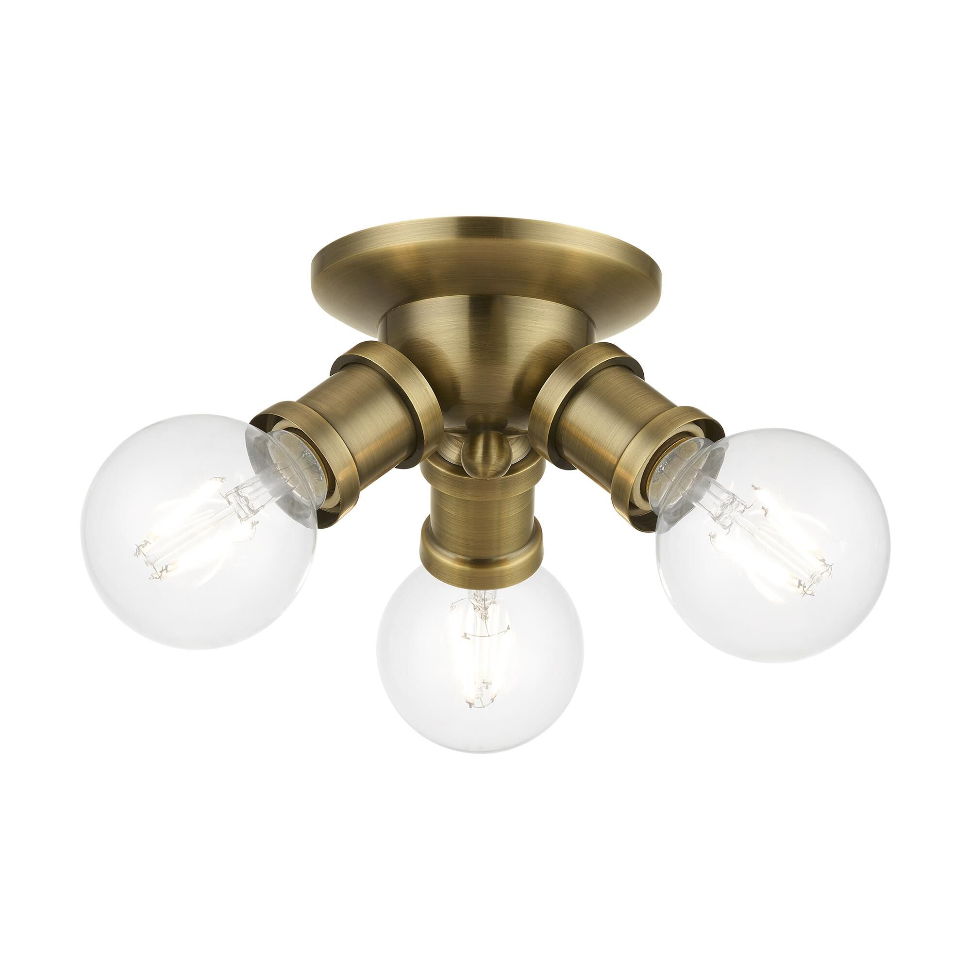 Lansdale 7 Inch 3 Light Flush Mount by Livex Lighting