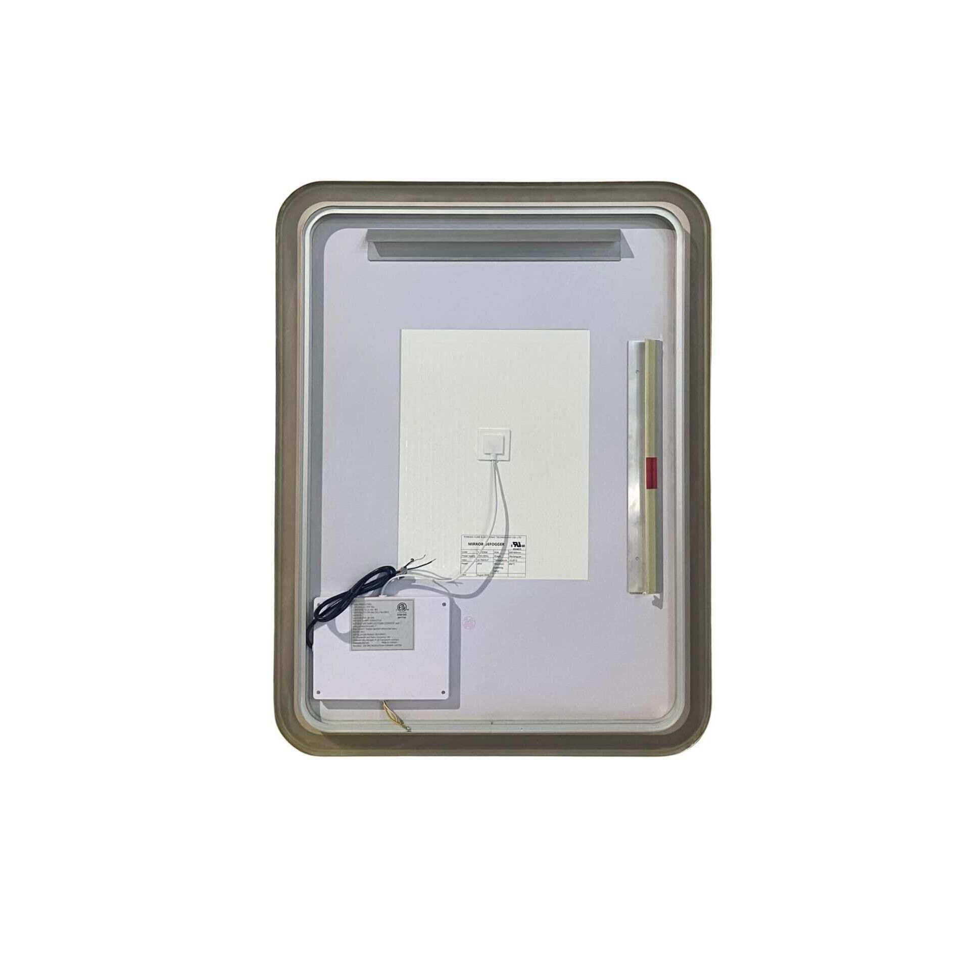 Harmoni 48 Inch Rectangular LED Lighted Mirror by Elegant Decor