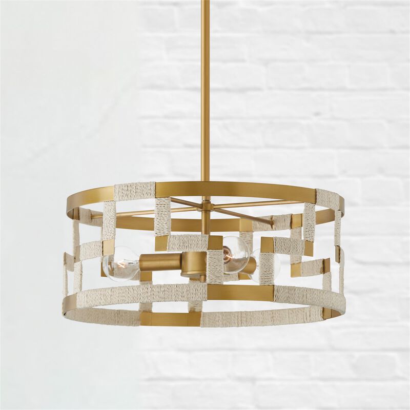 Hala 15 Inch 3 Light Semi Flush Mount by Capital Lighting Fixture Company