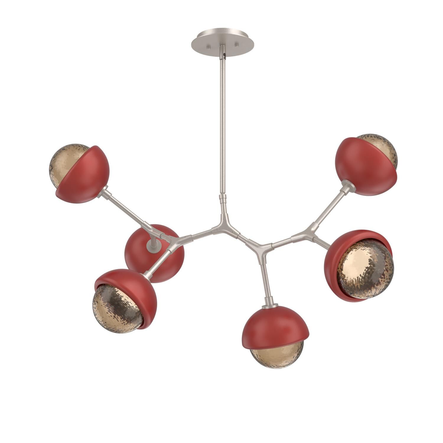 Levi Wilson Cabochon 31 Inch Linear Suspension Light by Hammerton Studio