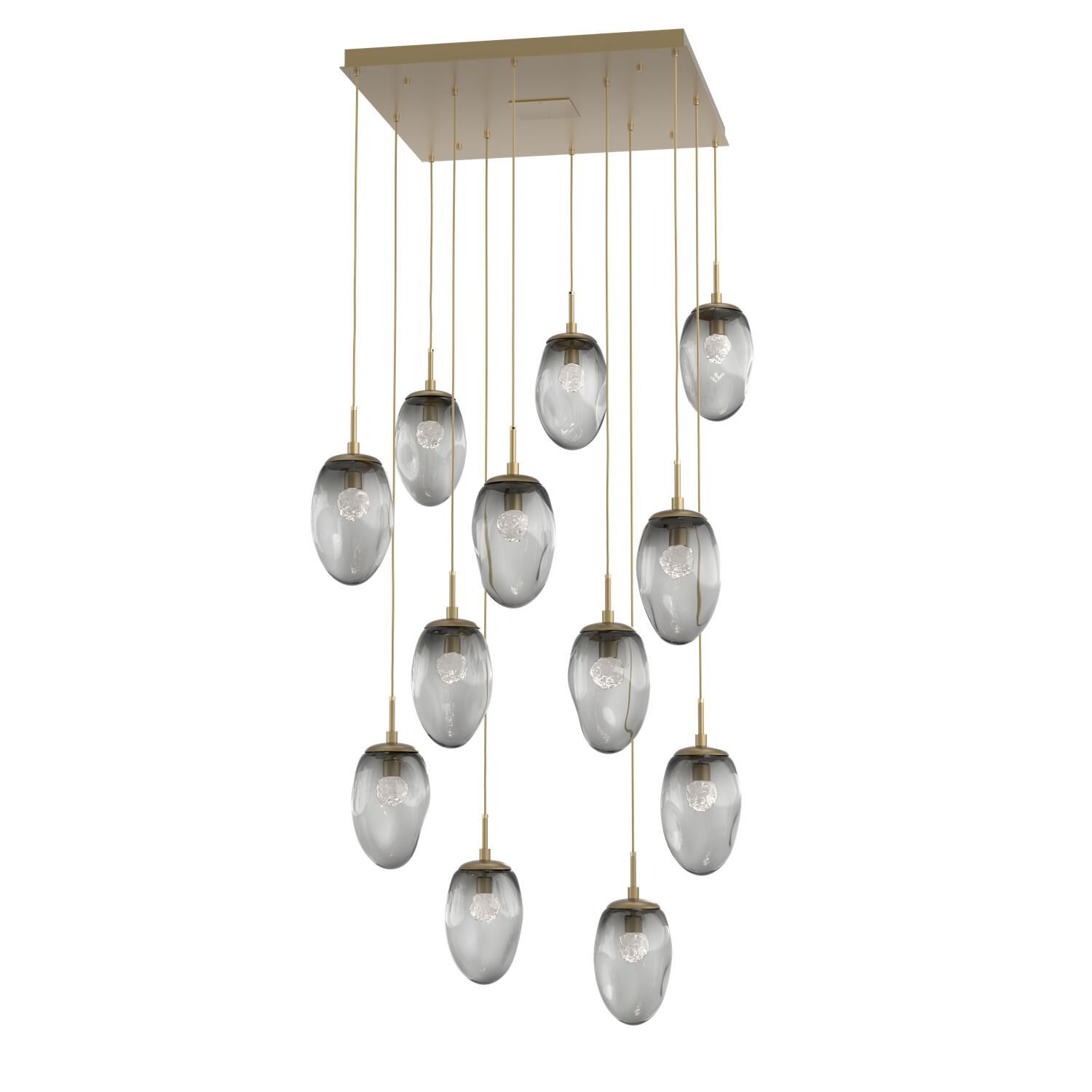 Levi Wilson Nebula 38 Inch 12 Light LED Multi Light Pendant by Hammerton Studio