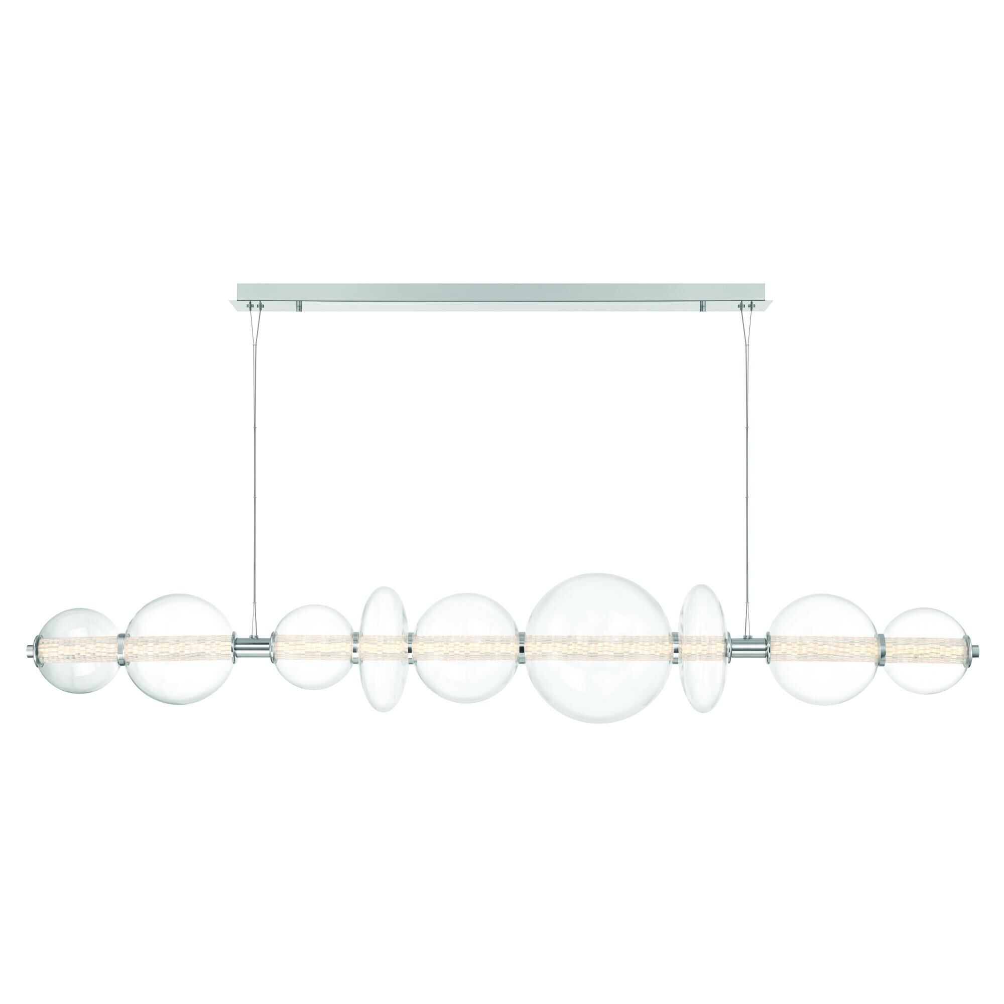 Atomo 74 Inch LED Linear Suspension Light by Eurofase Lighting