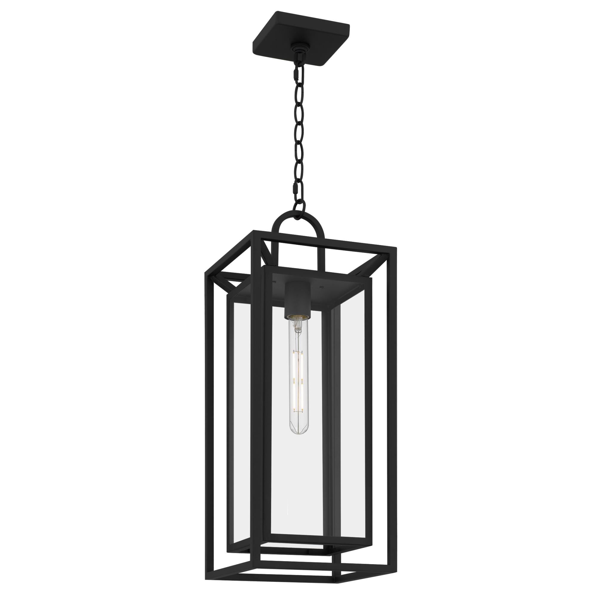 Shown in Matte Black finish and Clear Beveled Glass 0.62kg/Pc shade