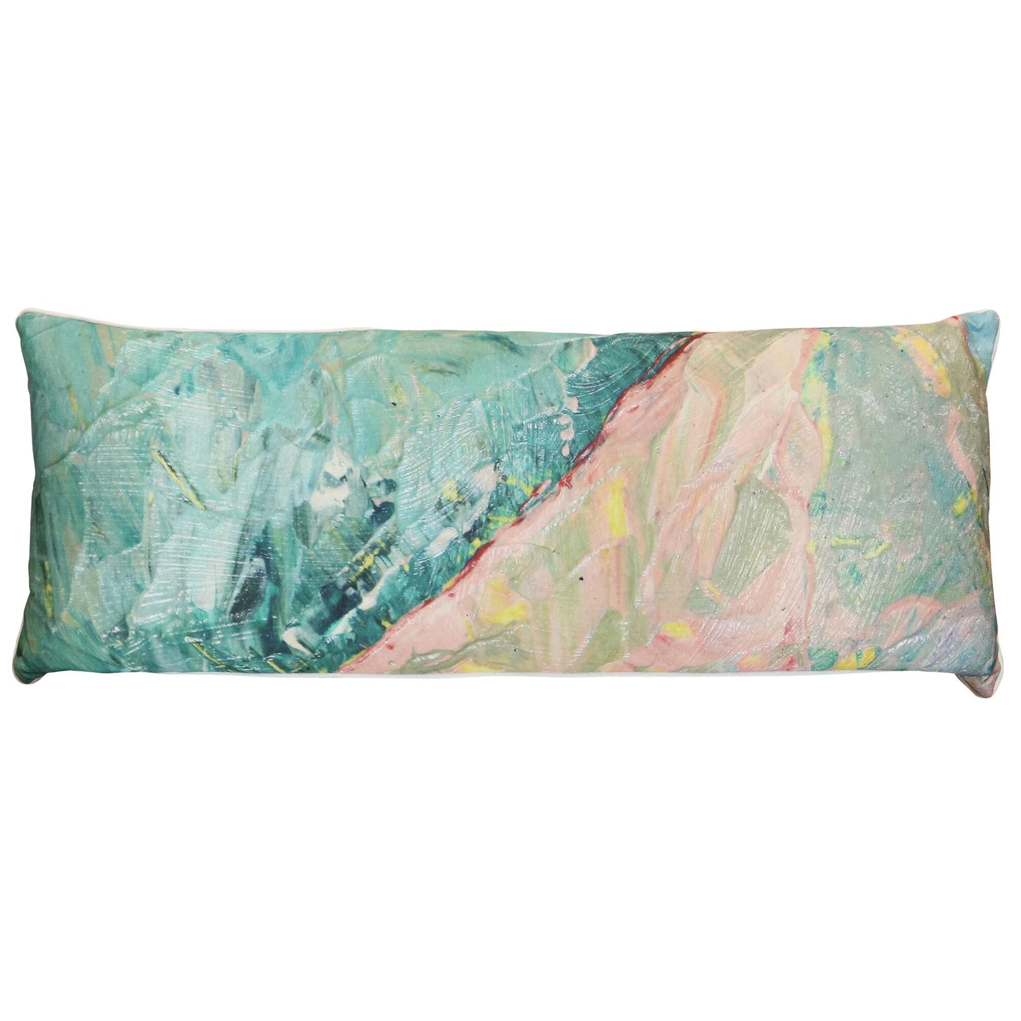 Shown in Pale Aqua, Blush finish