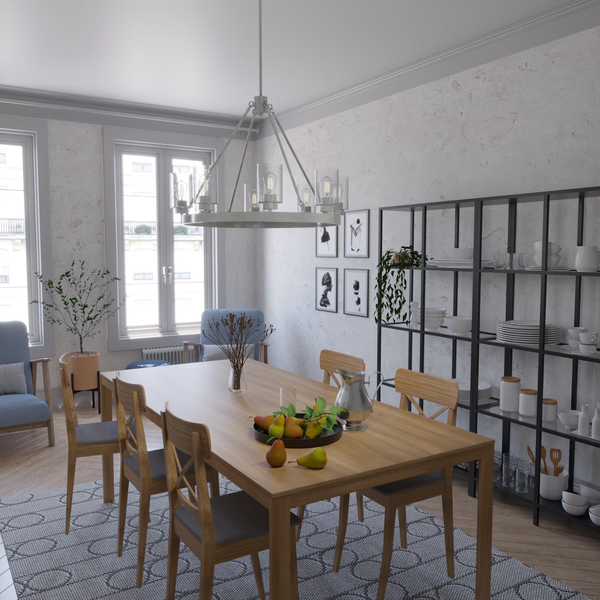 Hartland Chandelier by Hunter Fan