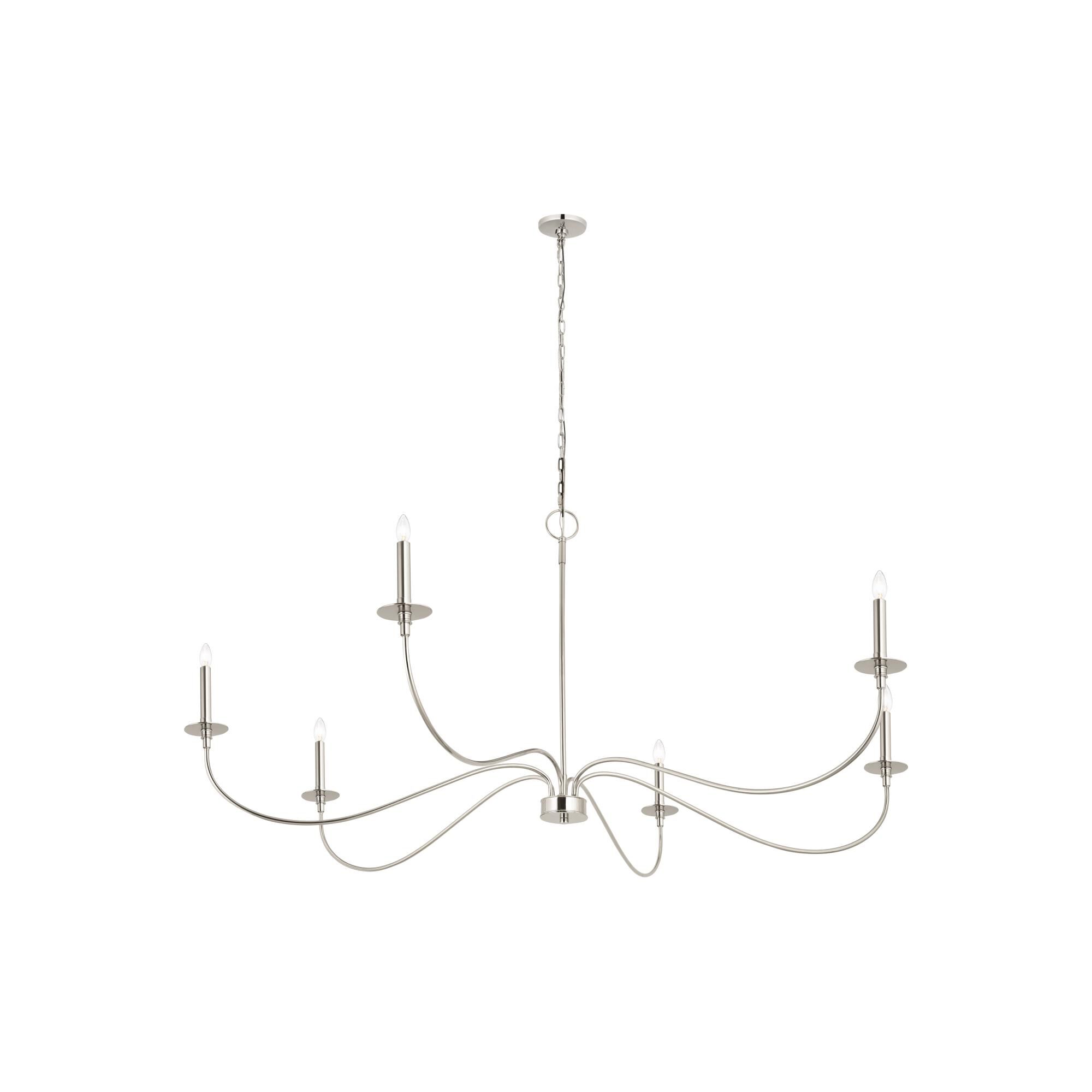 Arrington 63 Inch 6 Light Chandelier by Z-Lite