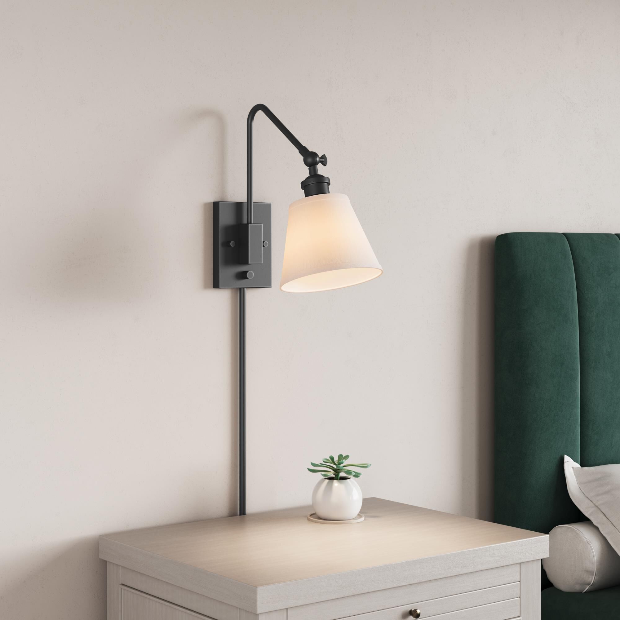 Elyon 7 Inch Wall Swing Lamp by Millennium Lighting