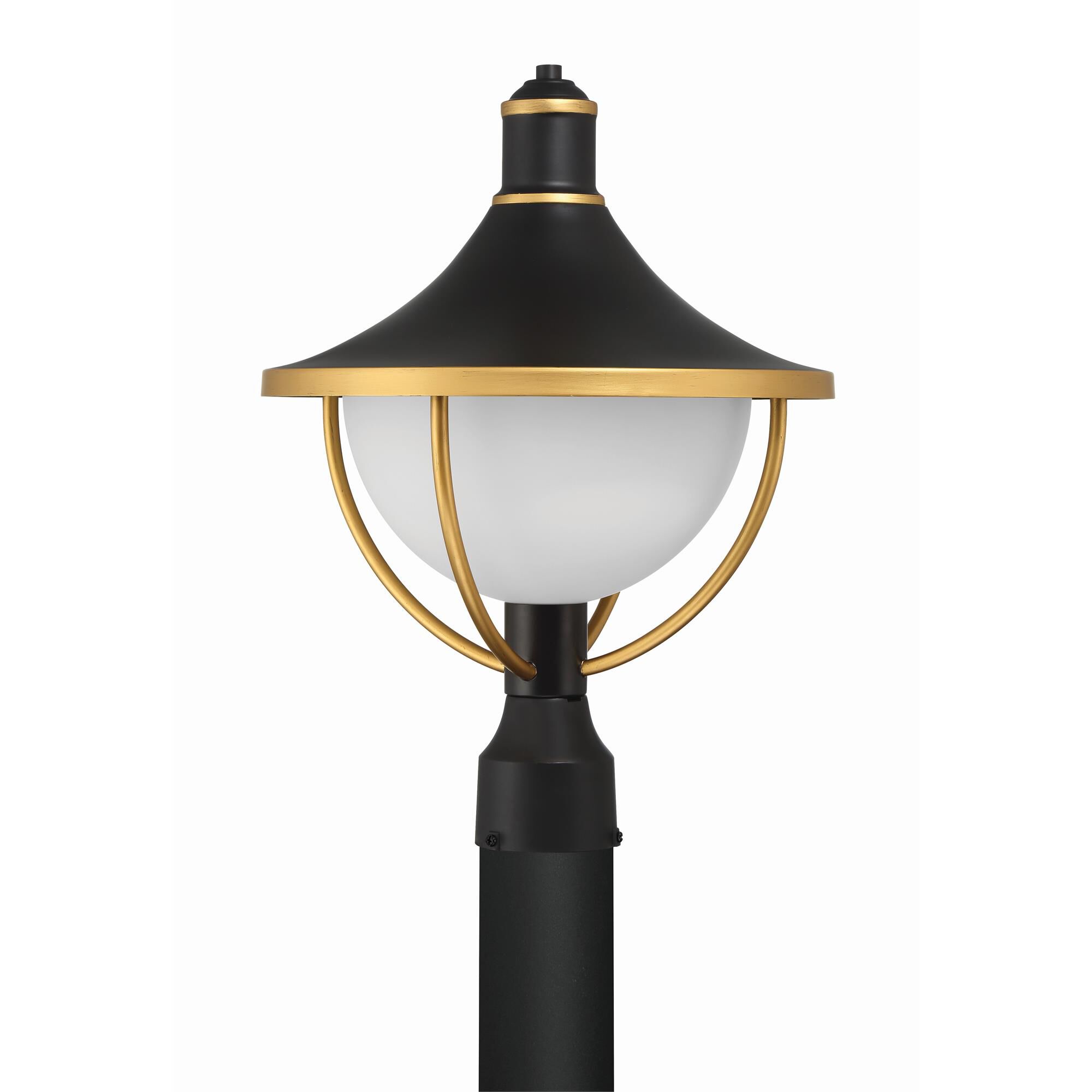 Shown in Matte Black and Textured Gold finish