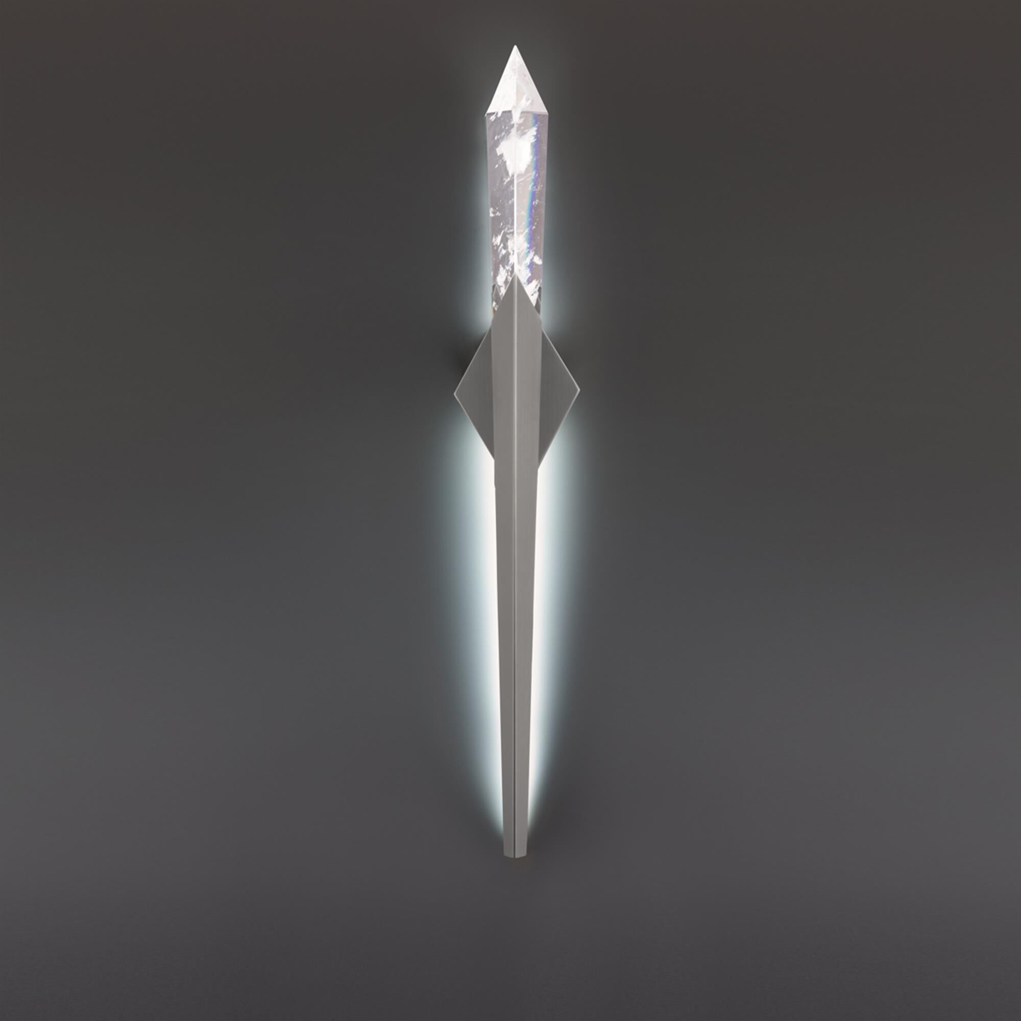 Shown in Antique Nickel finish and Clear Optic Haze Crystal glass