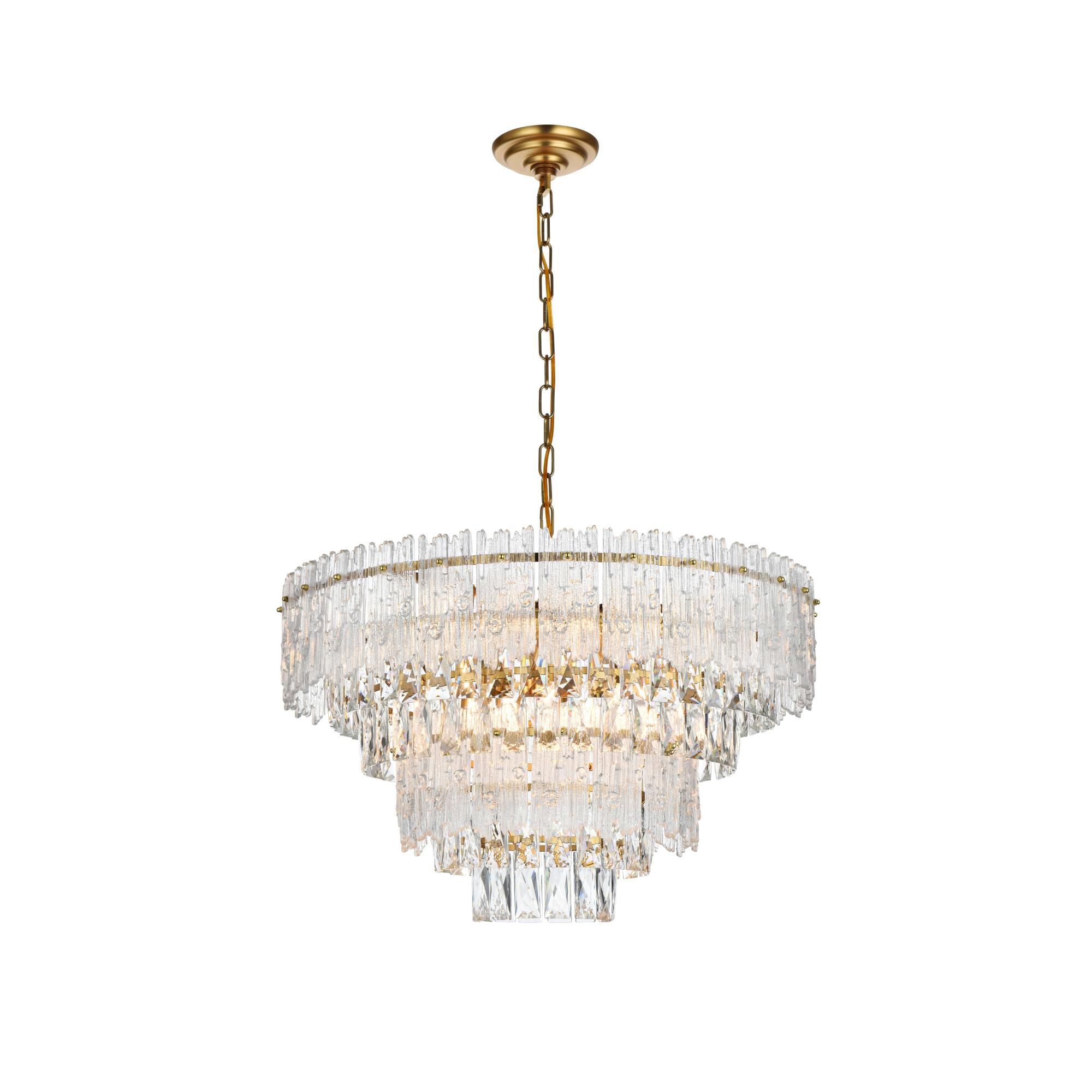 Emilia 25 Inch Chandelier by Elegant Lighting