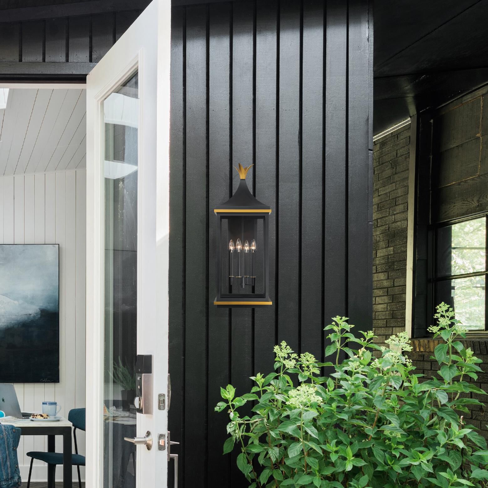 Simpson 32 Inch Outdoor Wall Light by Crystorama