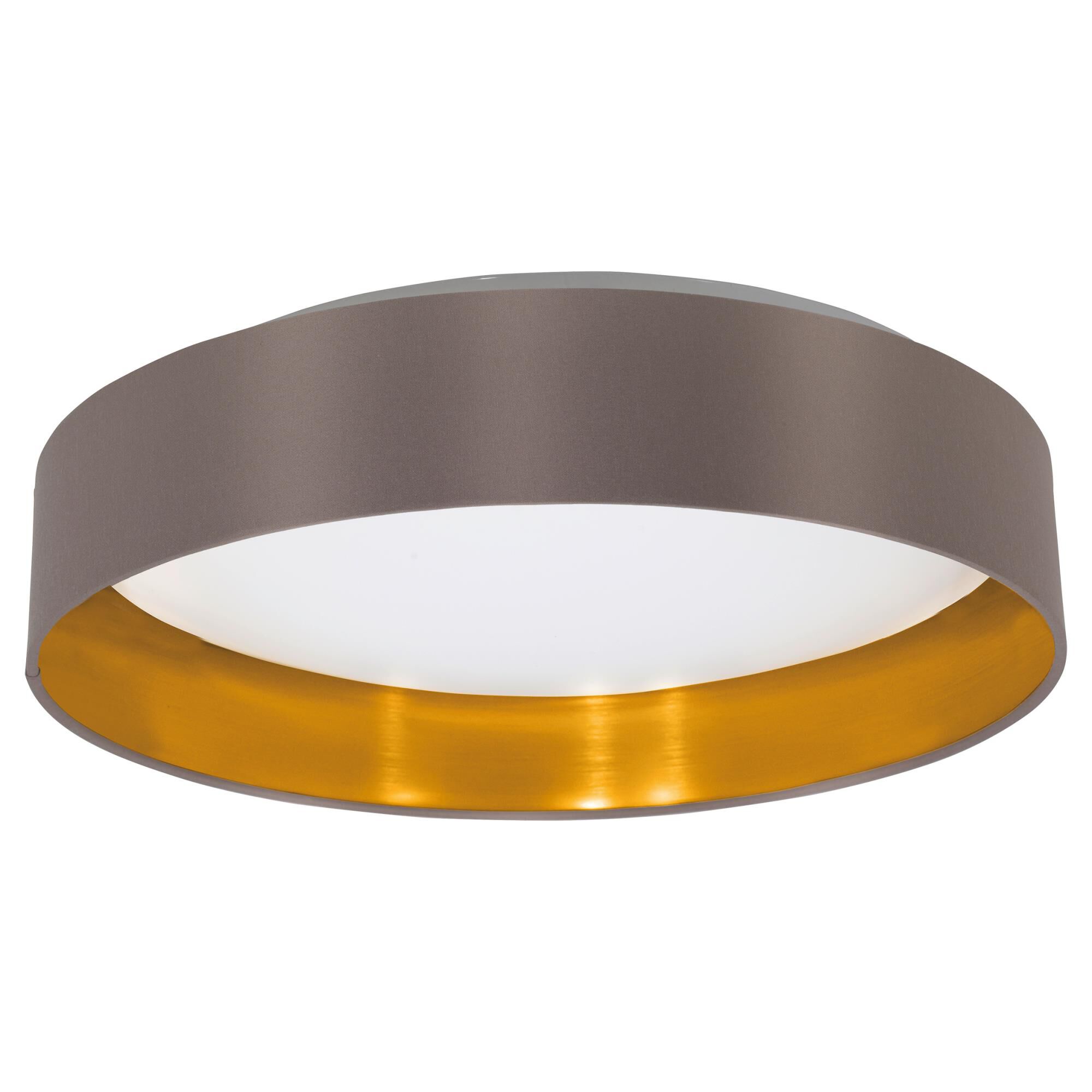 Eglo Maserlo 15 Inch 1 Light LED Semi Flush Mount by Eglo Lighting