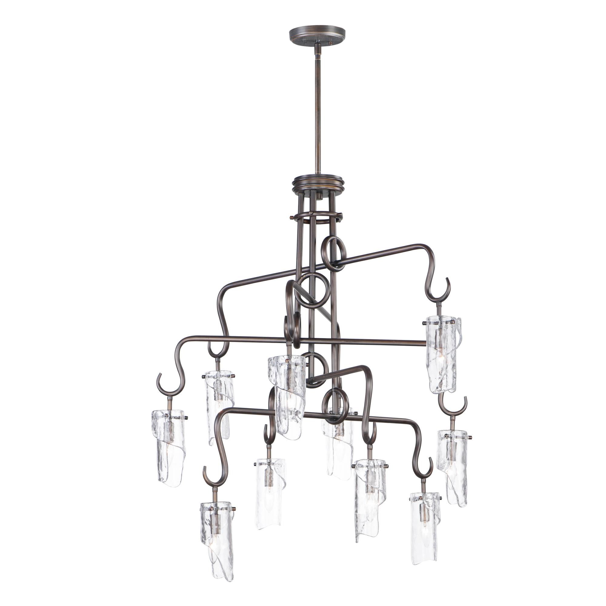 Citadel 33 Inch 10 Light Chandelier by Maxim Lighting