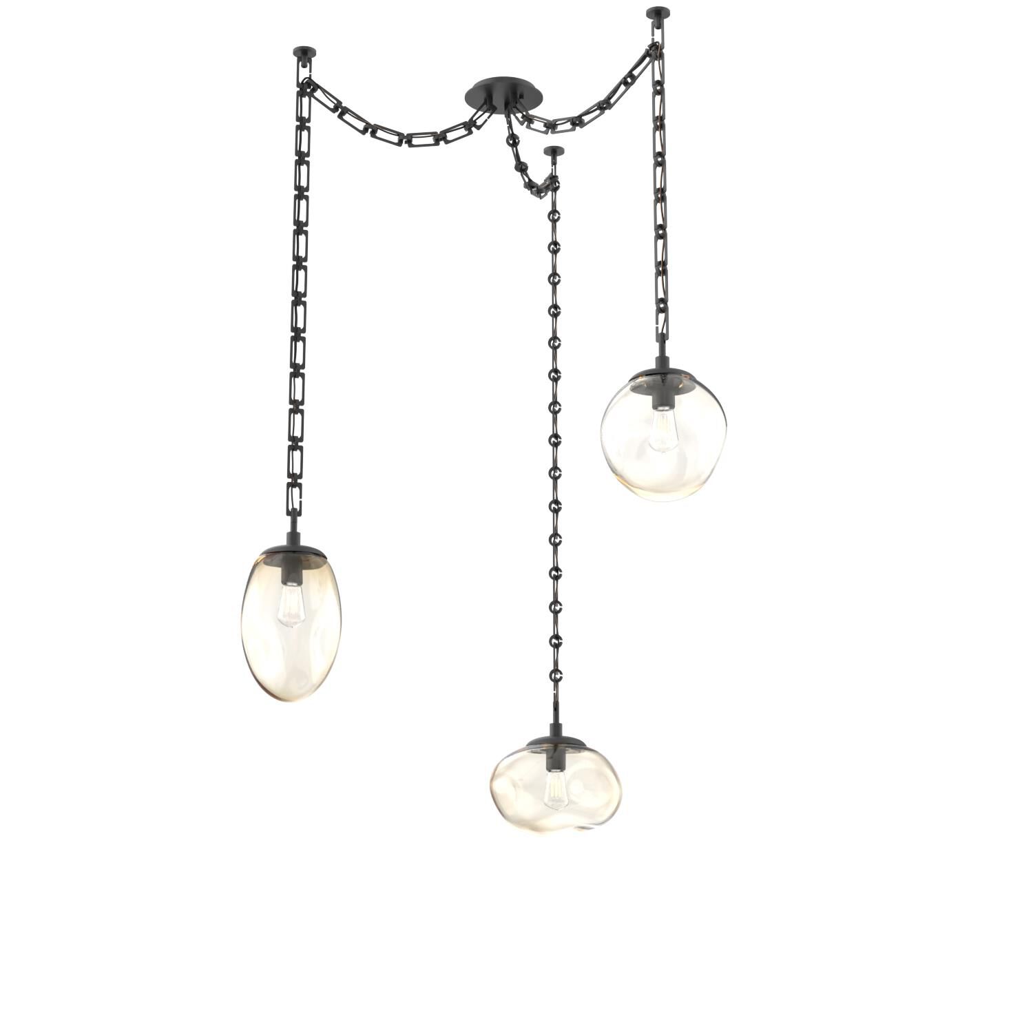 Levi Wilson Cosmos 17 Inch Multi Pendant Light by Hammerton Studio