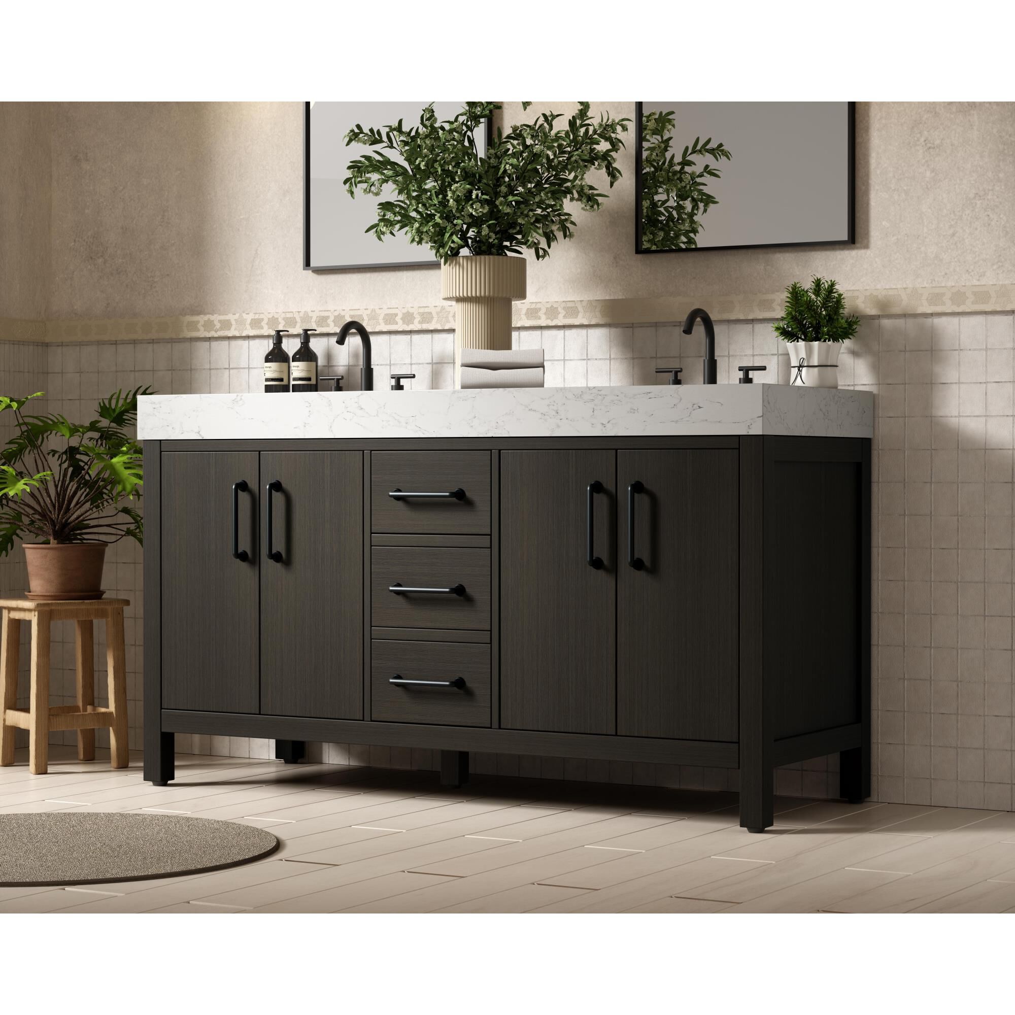 Shown in Mocha Brown finish