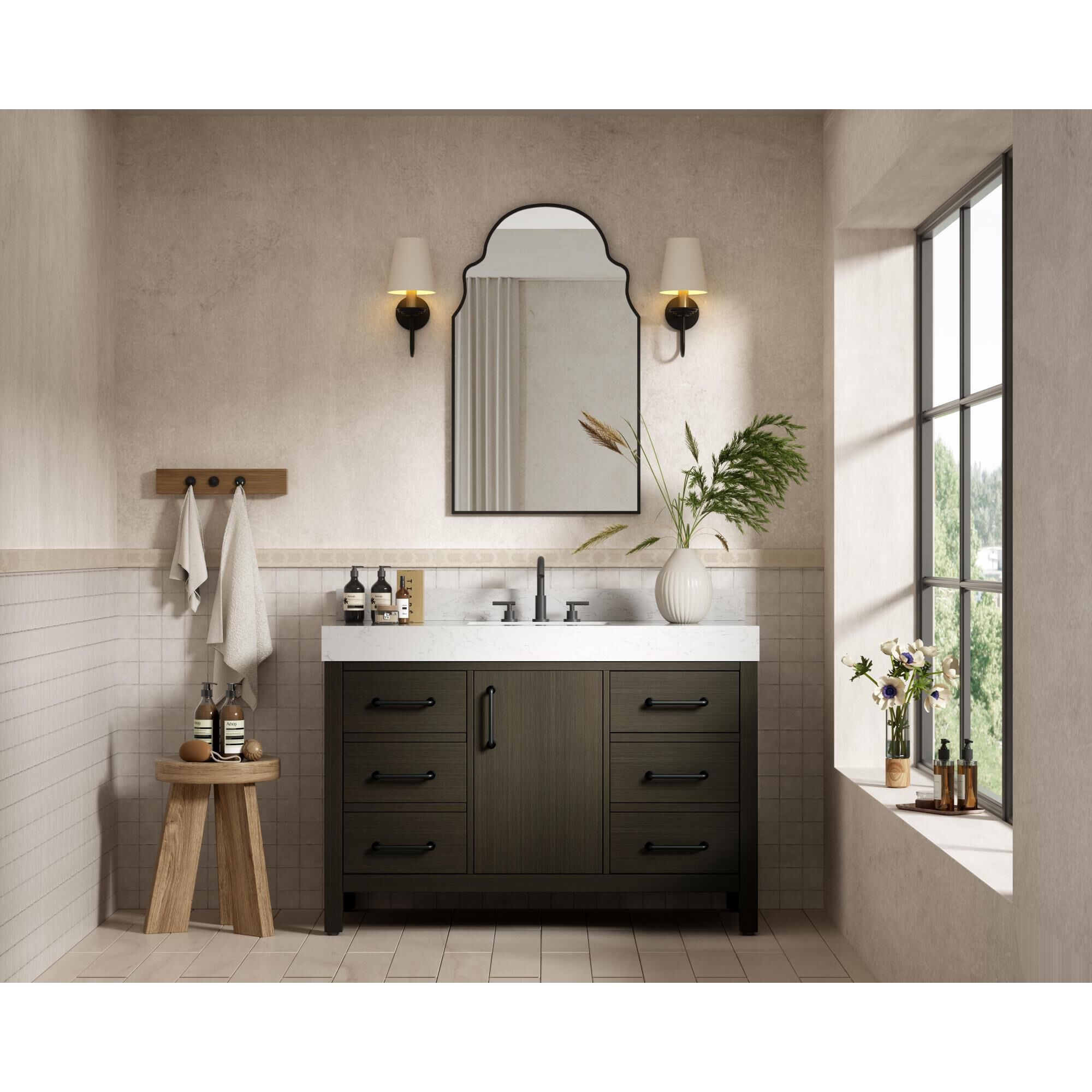 Nathan 48 Inch Bath Vanity by Elegant Dcor