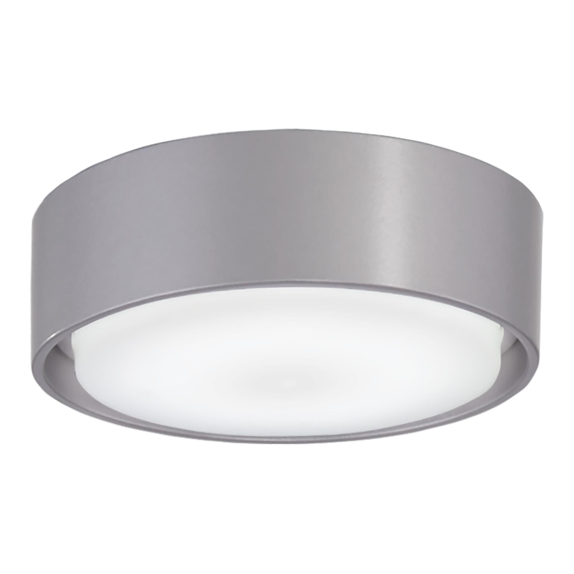 Shown in Silver finish and Etched White glass