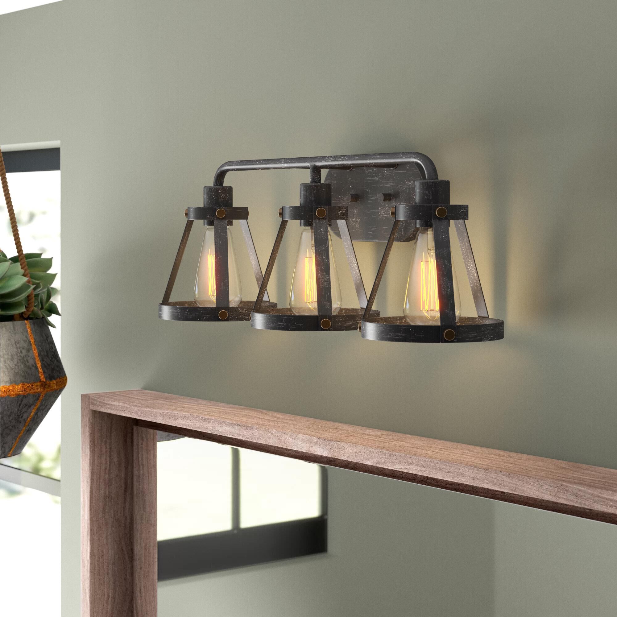 Wicker Park 24 Inch 3 Light Bath Vanity Light by Designers Fountain