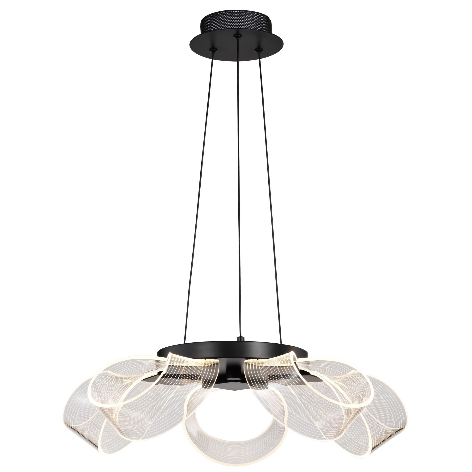 Barnett 21 Inch Mini Chandelier by Nuvo Lighting
