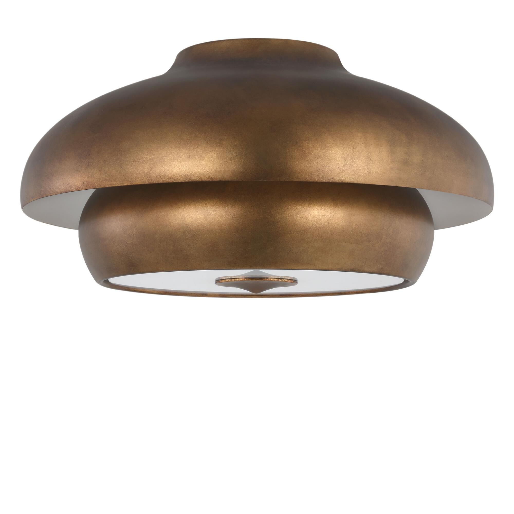 Shown in Vintage Gild finish and Silk Print Inside, Clear Outside Tempered glass