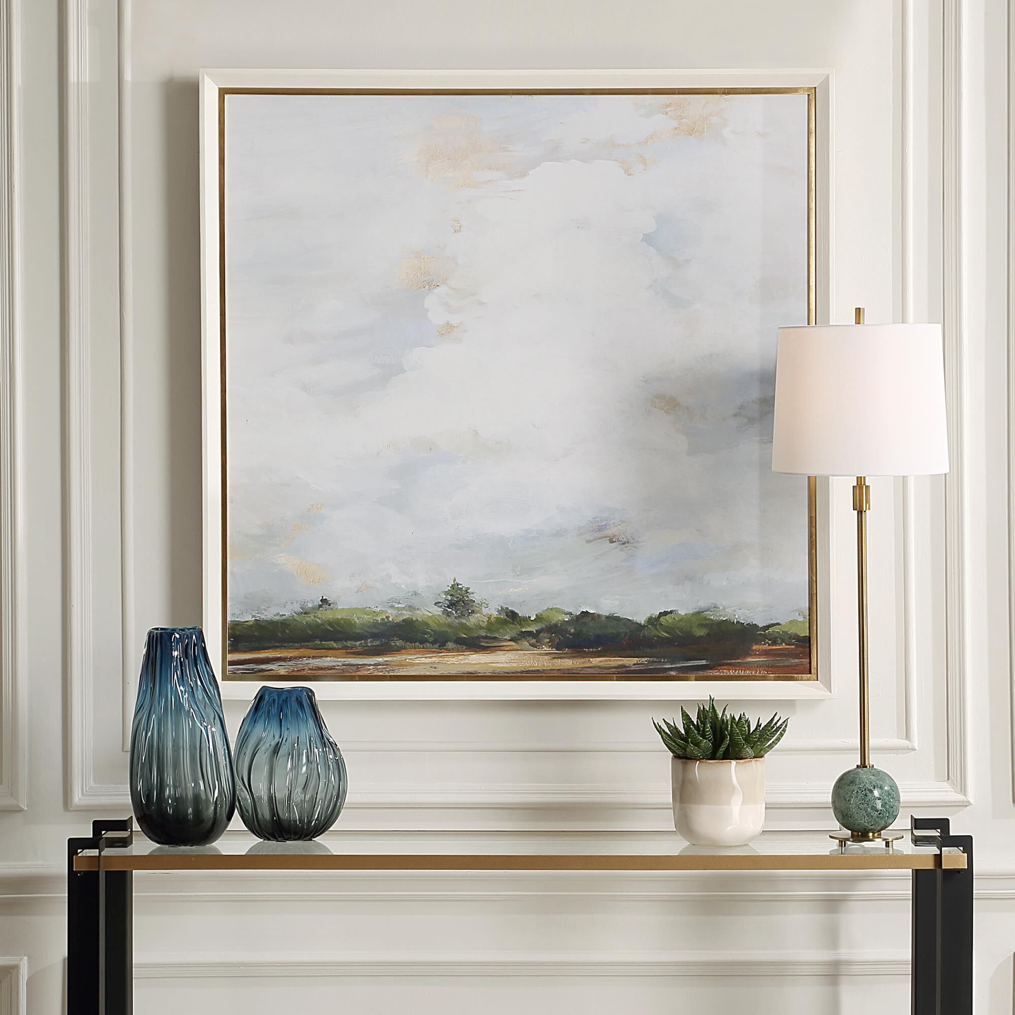 Grace Feyock Whispering Cloudscapes 46 Inch Print by Uttermost