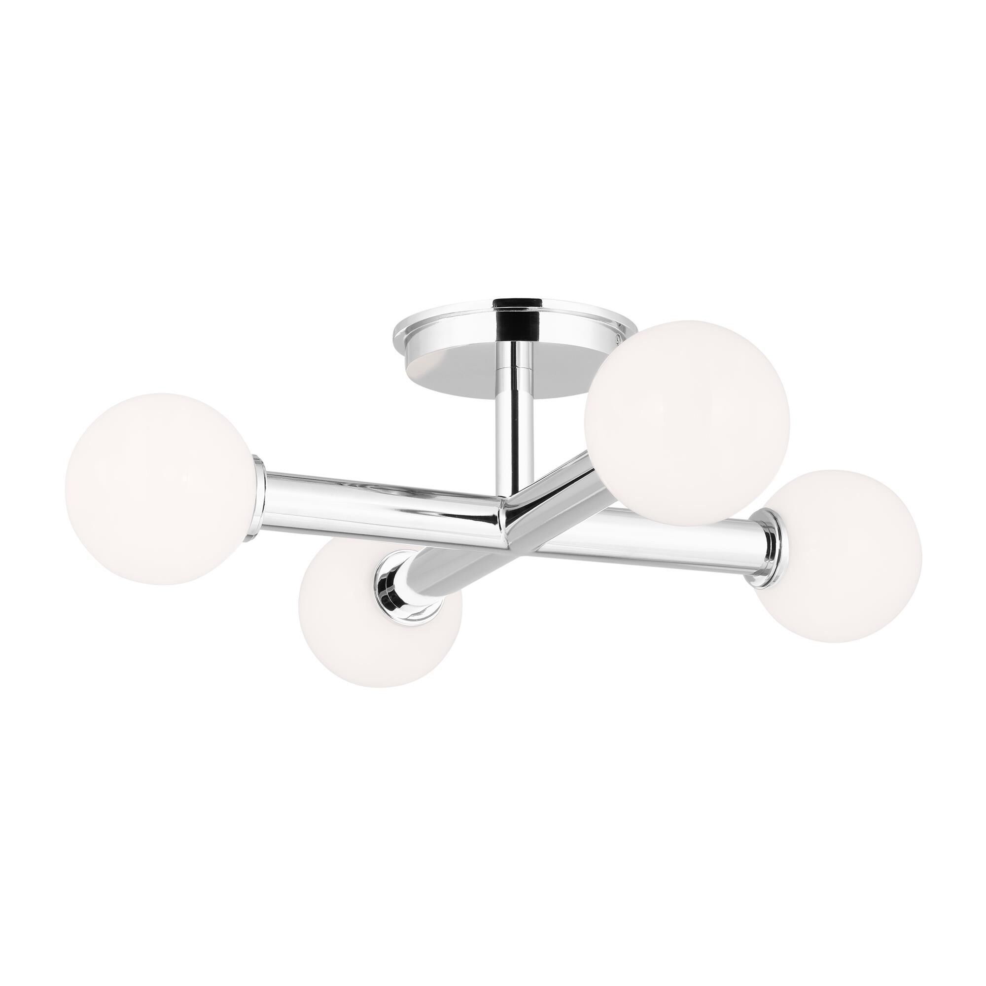 Kelly Wearstler Nodes 18 Inch 4 Light Semi Flush Mount,