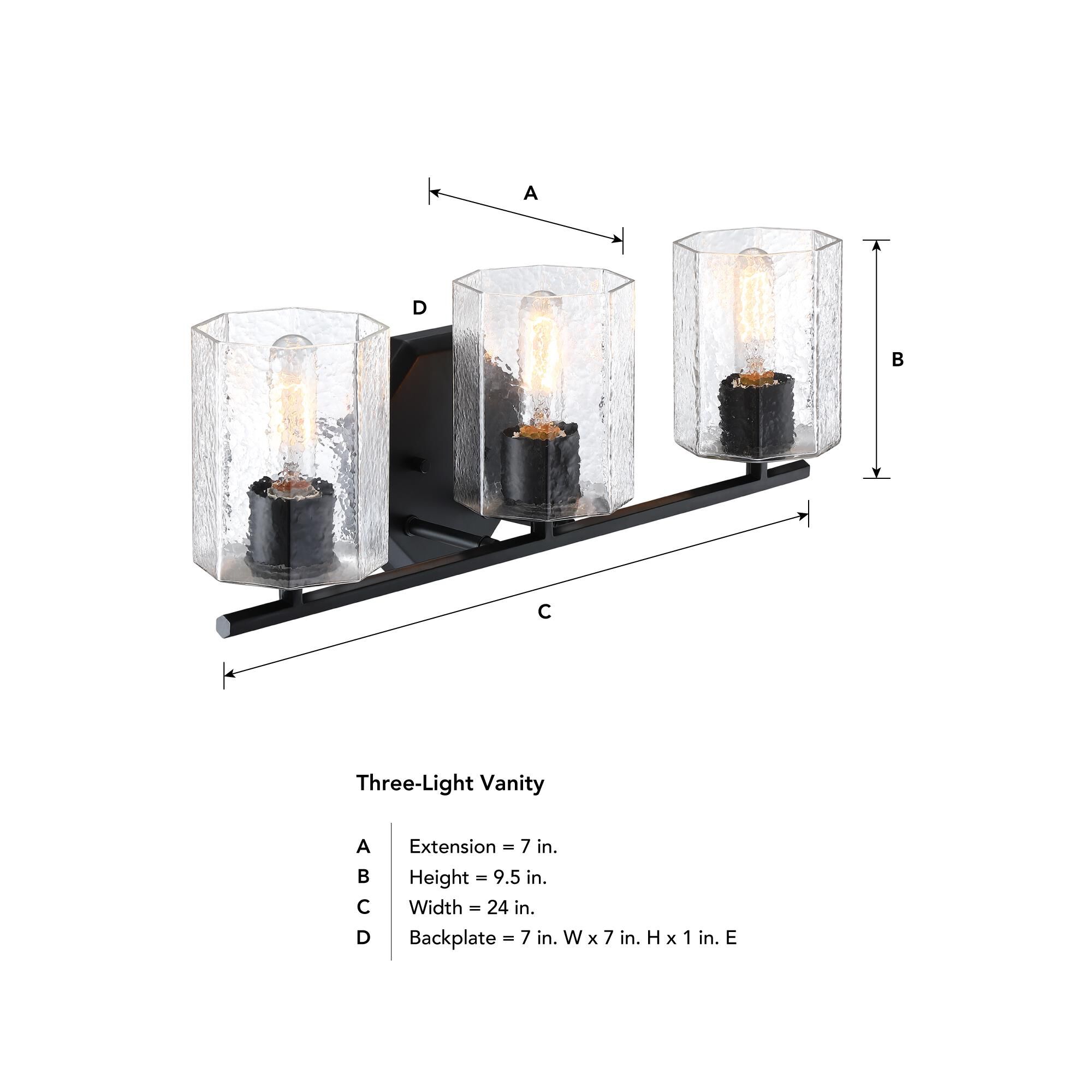 Haven 24 Inch Bath Vanity Light by Designers Fountain