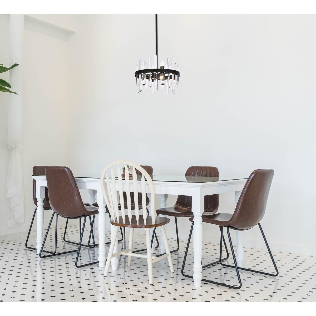 Serena 16 Inch Large Pendant by Elegant Lighting