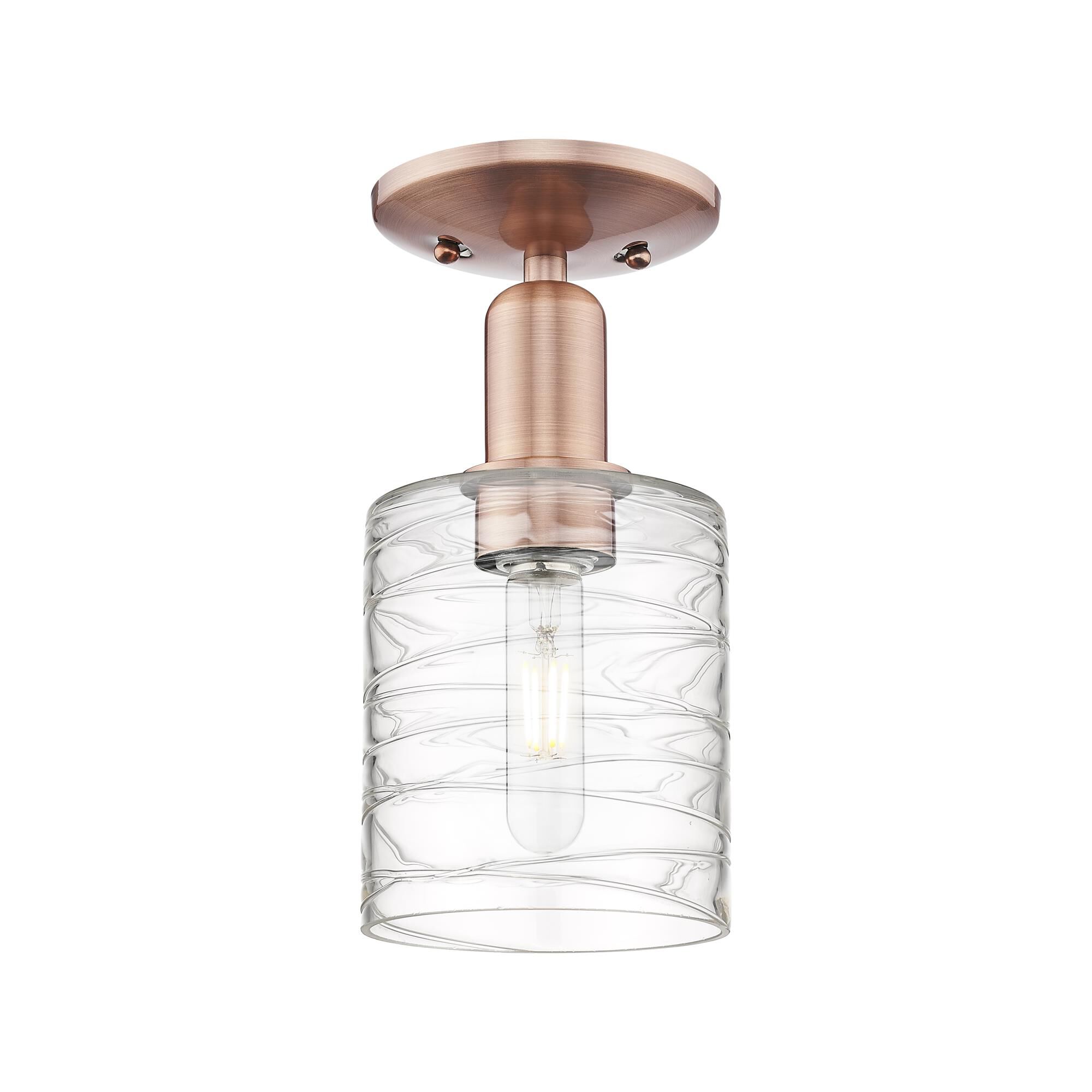 Bruno Marashlian Cobbleskill 5 Inch Semi Flush Mount by Innovations Lighting