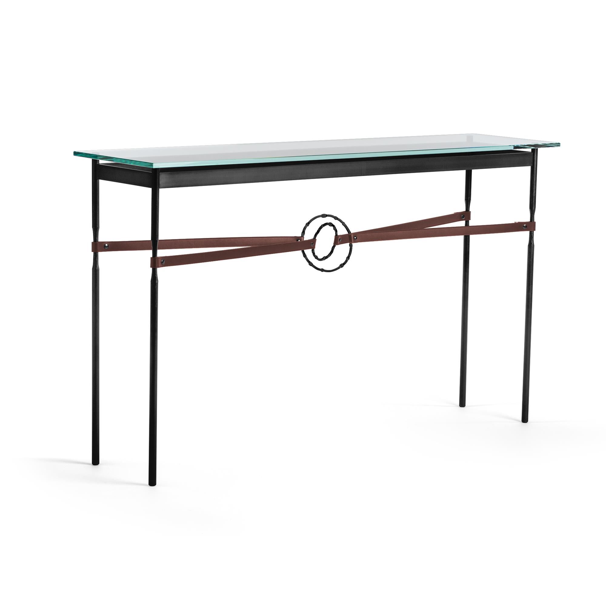 Shown in Black finish and Black with Leather British Brown  accent