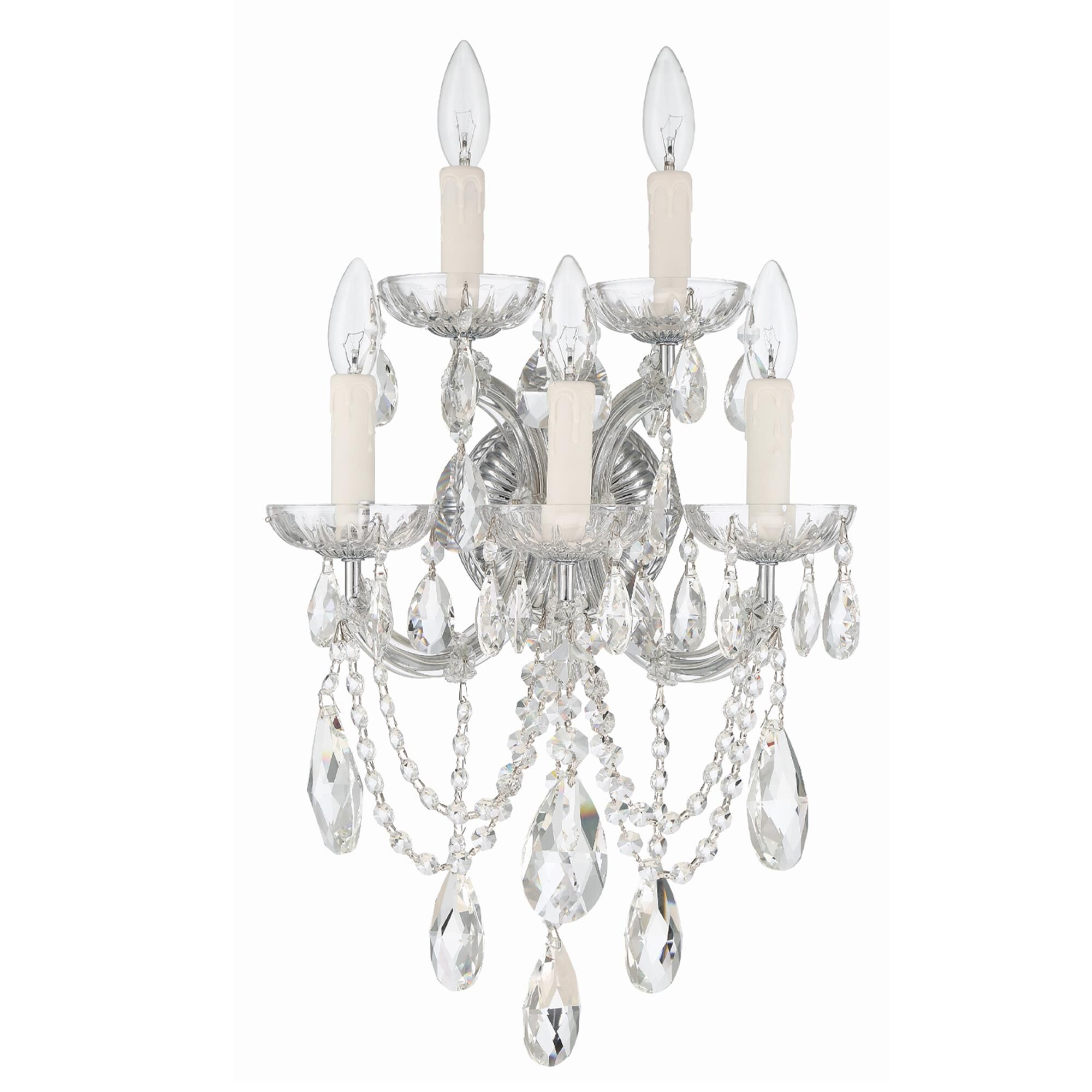 Maria Theresa 22 Inch 5 Light Wall Sconce,