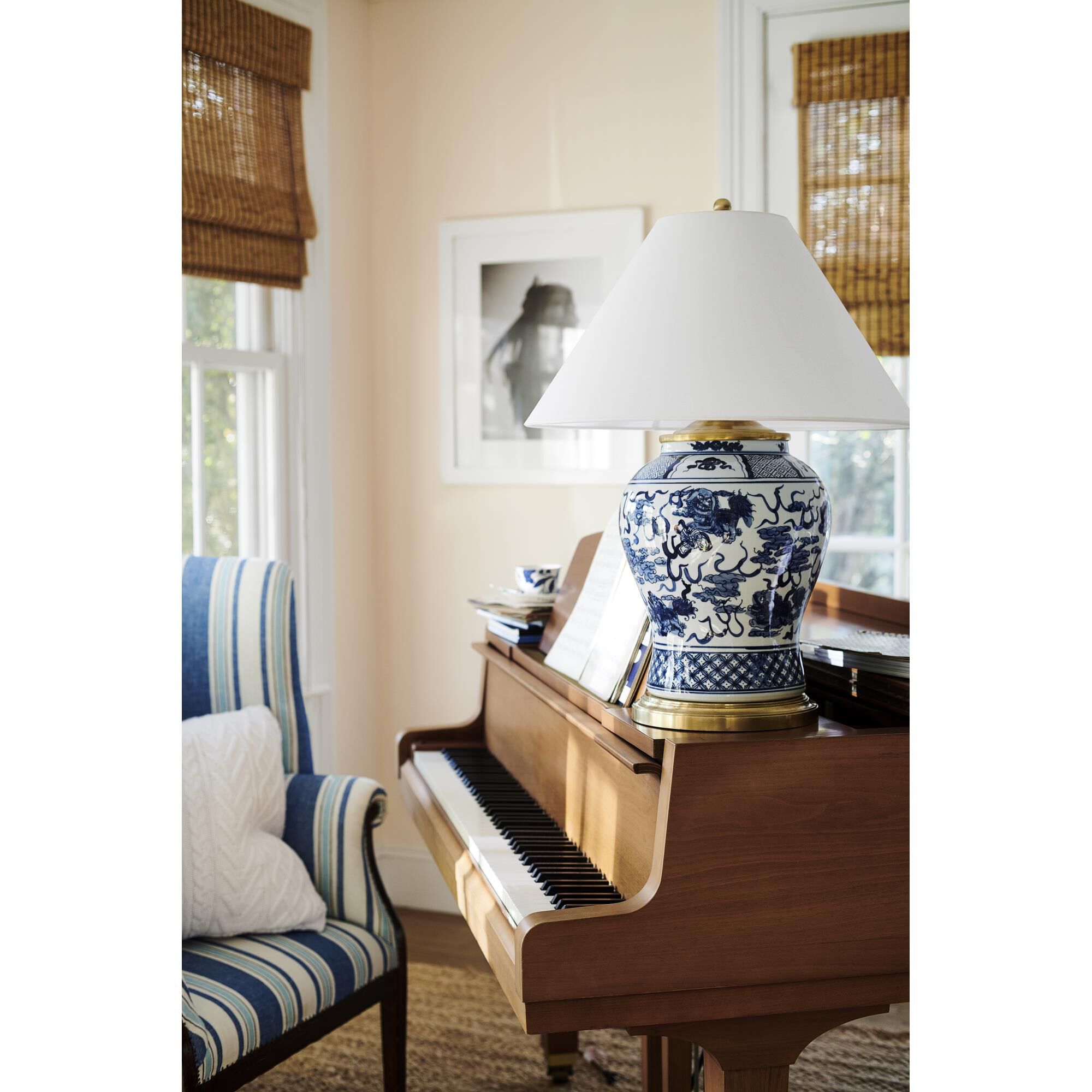 Ralph Lauren Foo Dog 28 Inch Table Lamp by Ralph Lauren