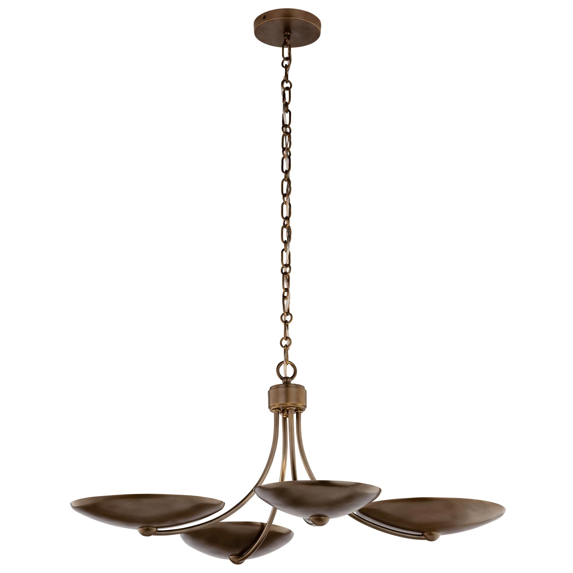 Shown in Lacquered Brass finish and Lacquered Brass and Lacquered Bronze shade