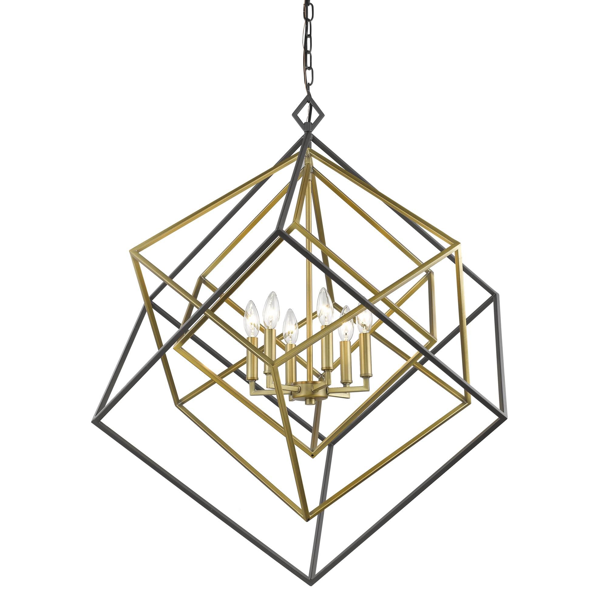 Euclid 35 Inch Cage Pendant by Z-Lite