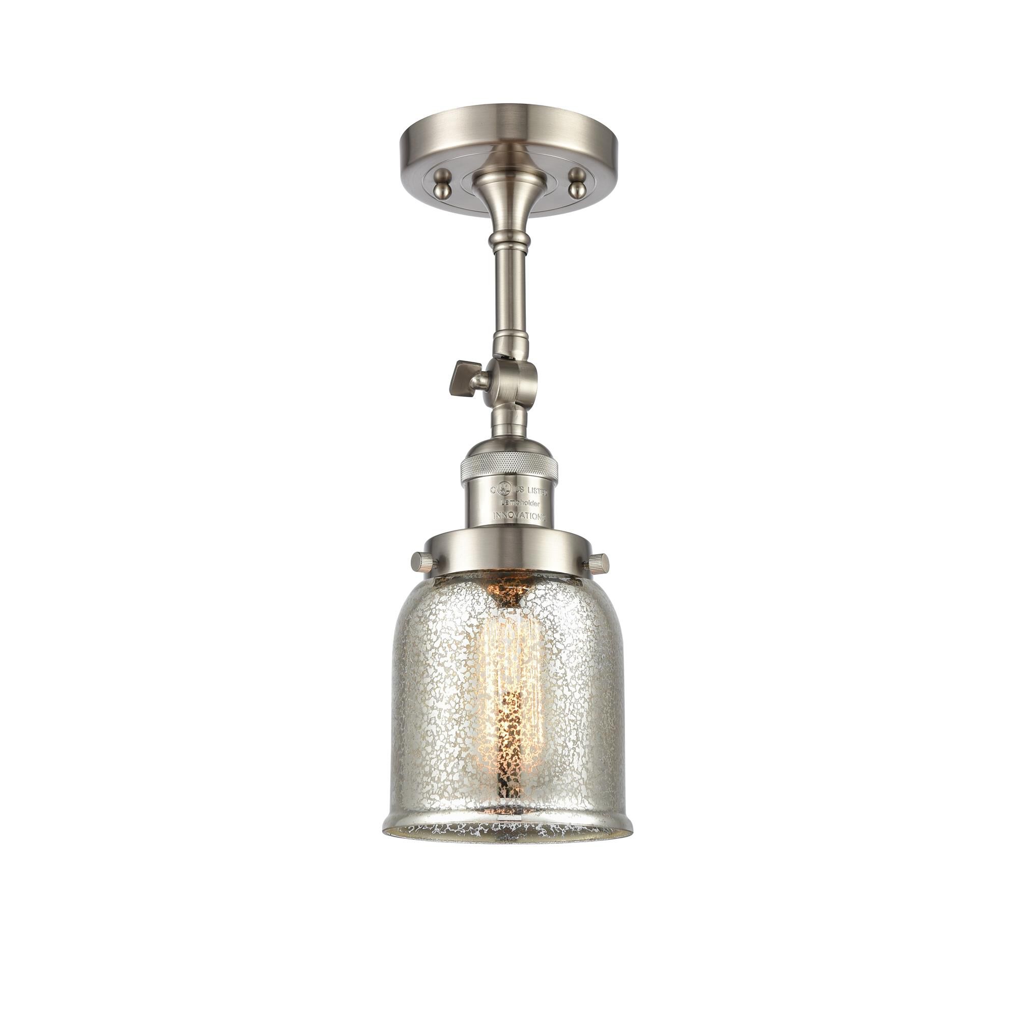 Bruno Marashlian Small Bell 5 Inch 1 Light Semi Flush Mount by Innovations Lighting