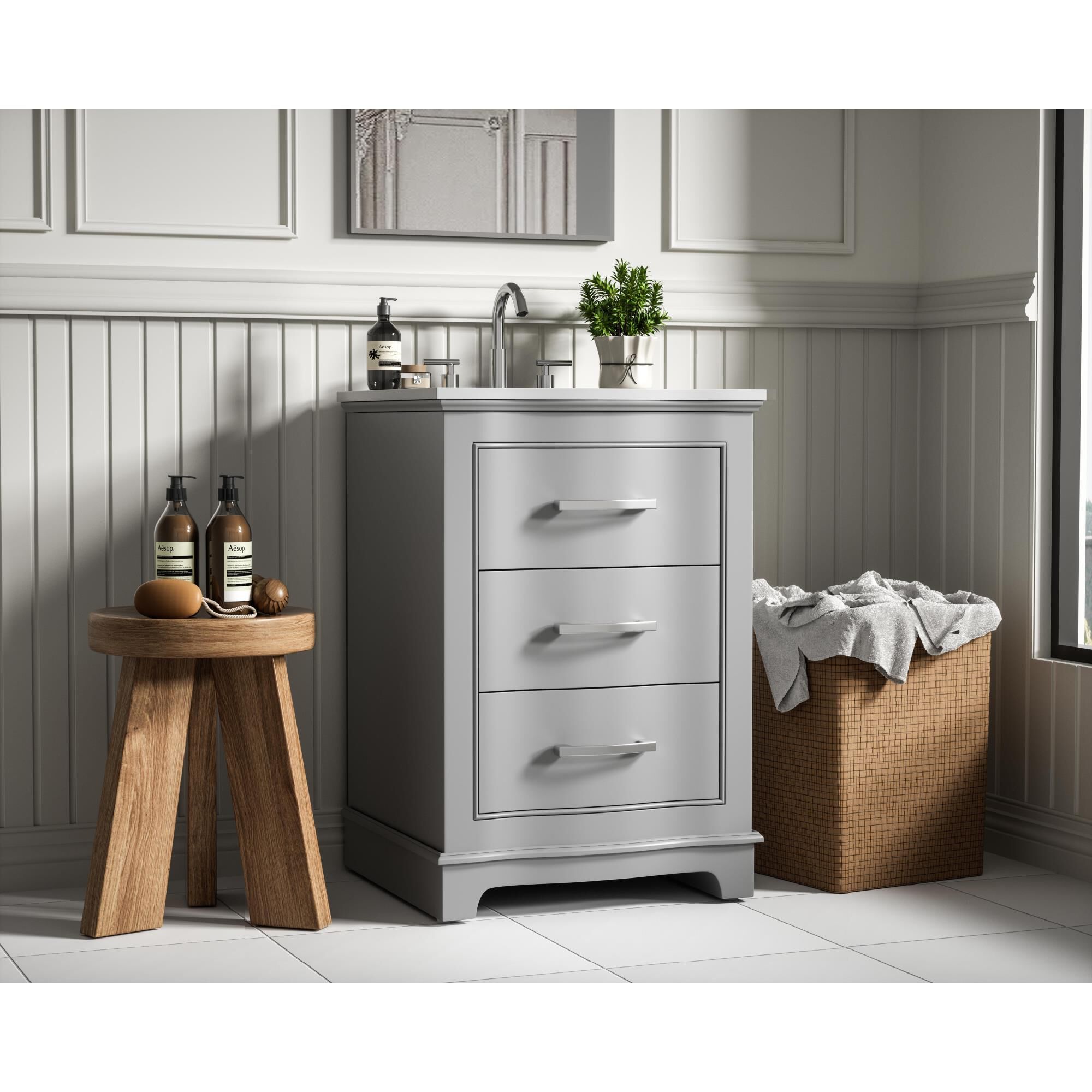Knox 24 Inch Bath Vanity by Elegant Dcor