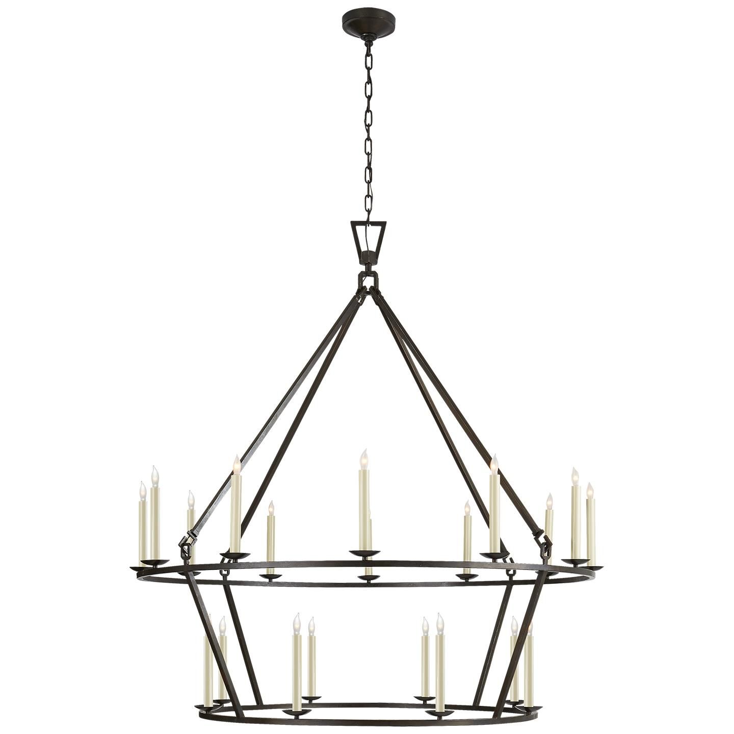 Chapman & Myers Darlana 50 Inch 20 Light Chandelier by Visual Comfort Signature Collection