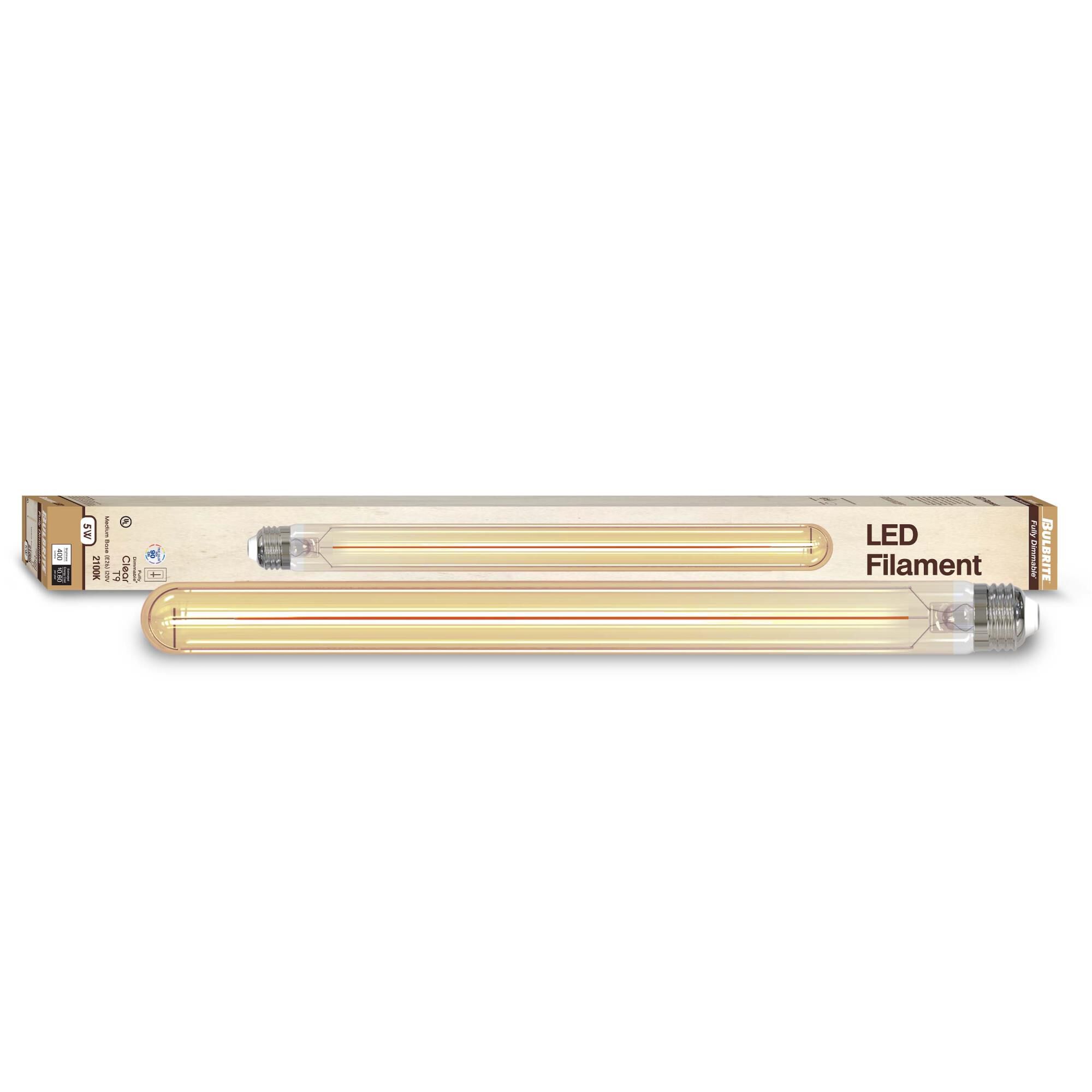 Dimmable 5 Watt 2100K T9 LED Light Bulb by Bulbrite