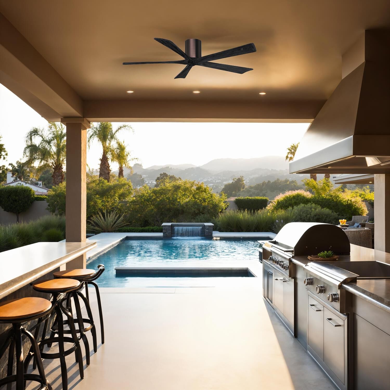 Irene 60 Inch Flush Mount Fan by Matthews Fan Company