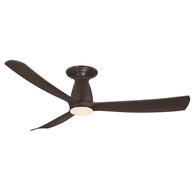 Kute 52 Inch Flush Mount Fan with Light Kit by Fanimation