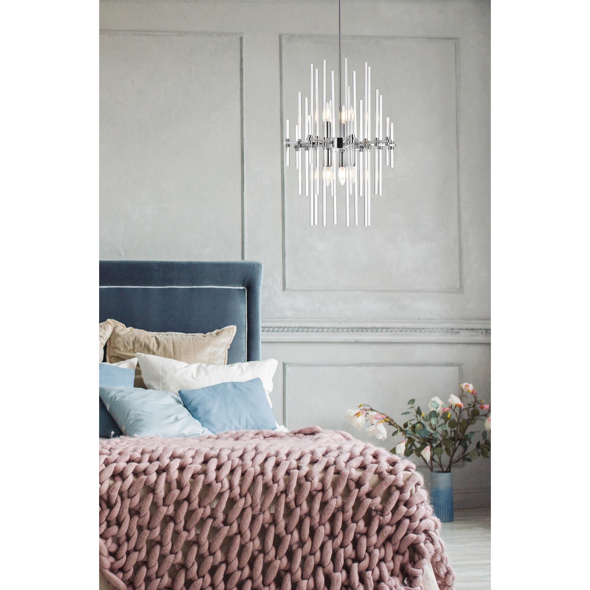 Sienna 17 Inch Large Pendant by Elegant Lighting