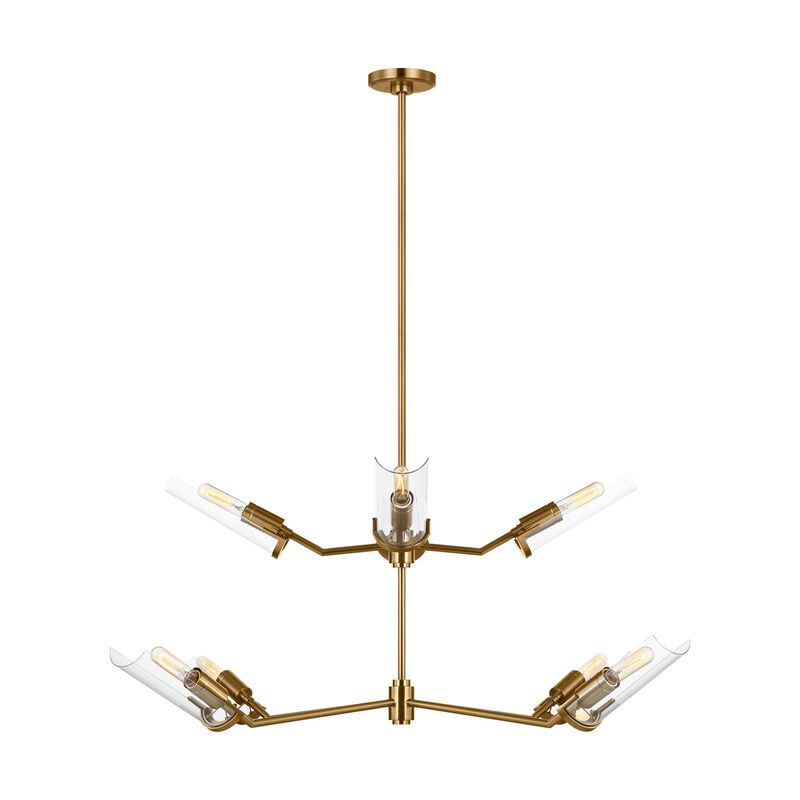 Thomas O'Brien Mezzo 54 Inch Chandelier by Visual Comfort Studio