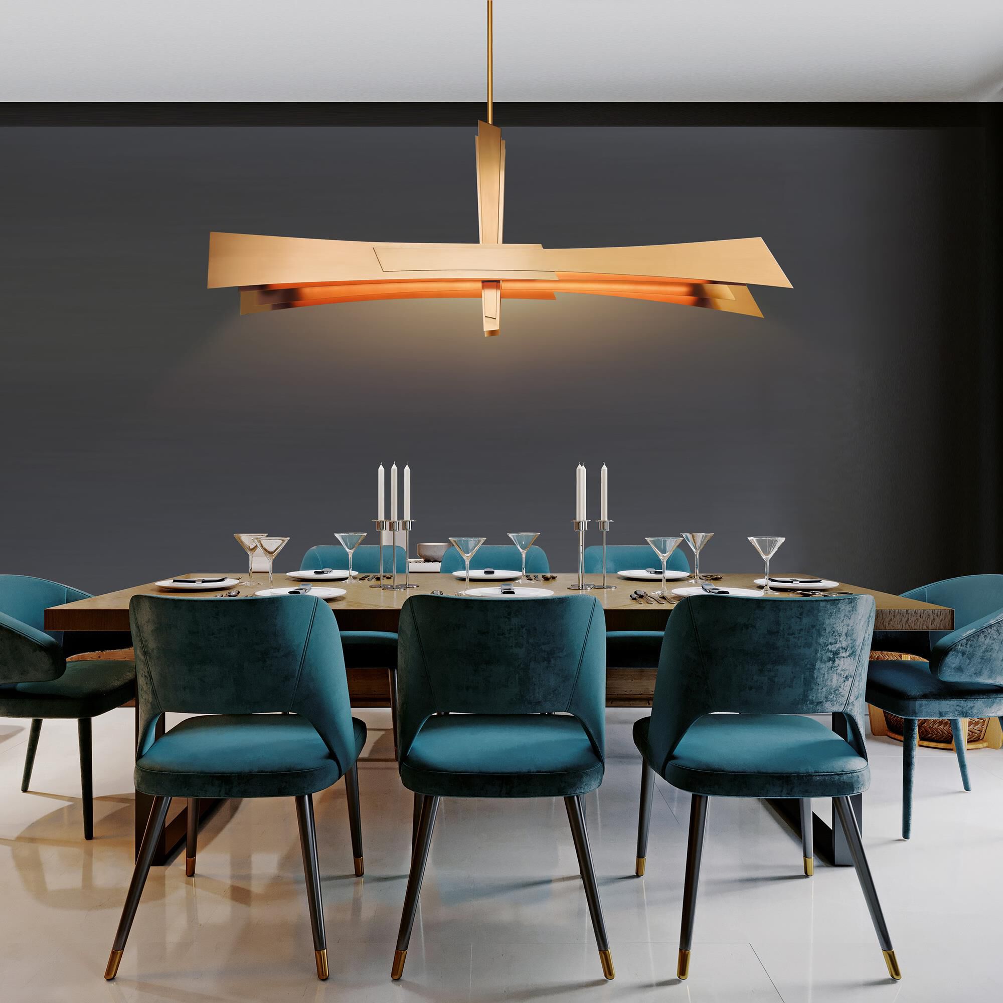 Shown in Brass finish