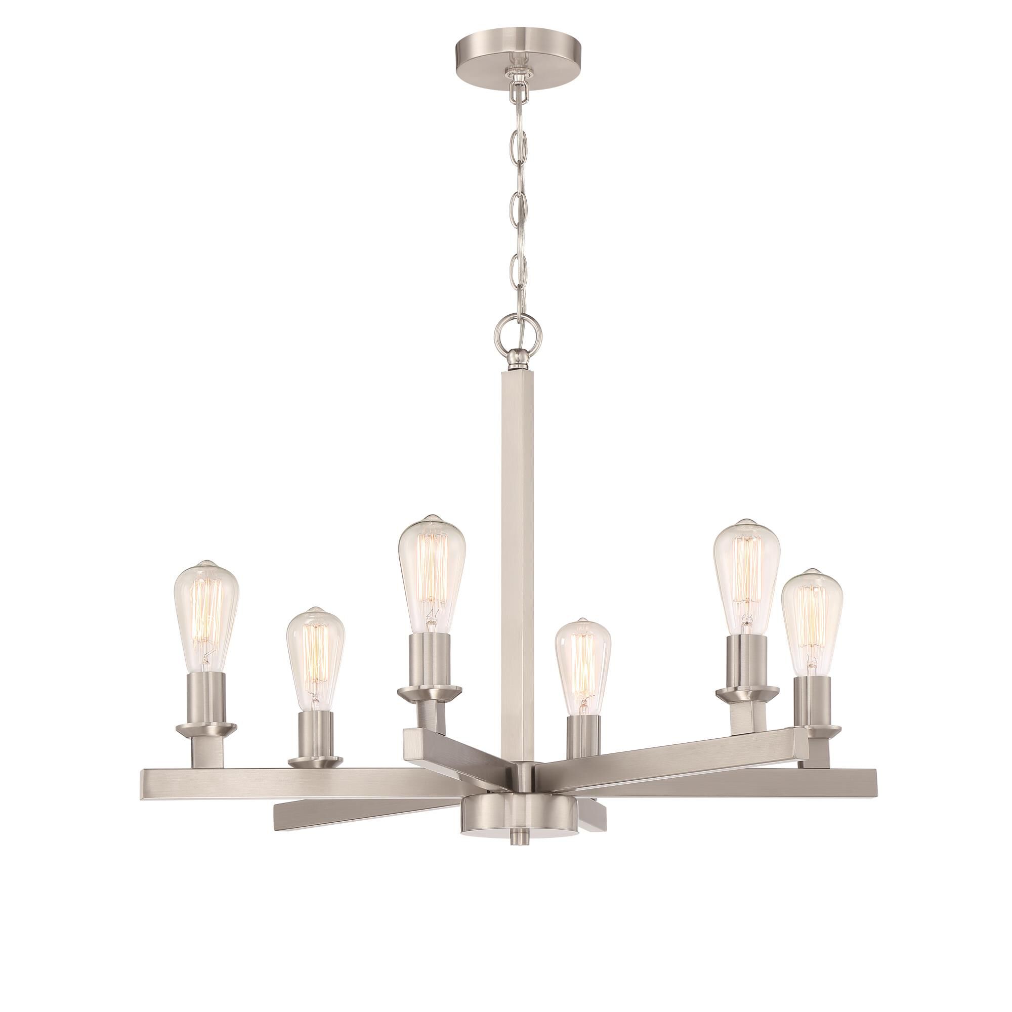 Chicago 30 Inch 6 Light Chandelier by Craftmade