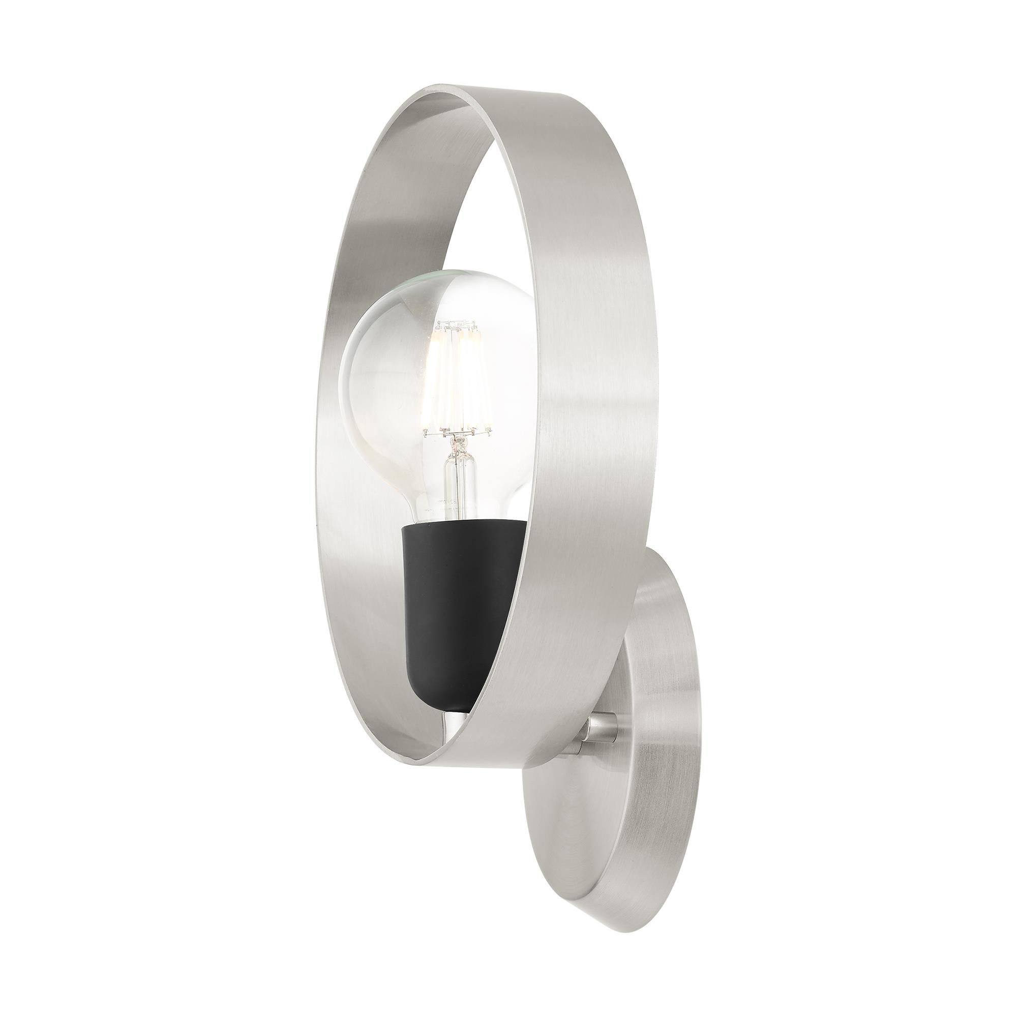 Shown in Brushed Nickel finish