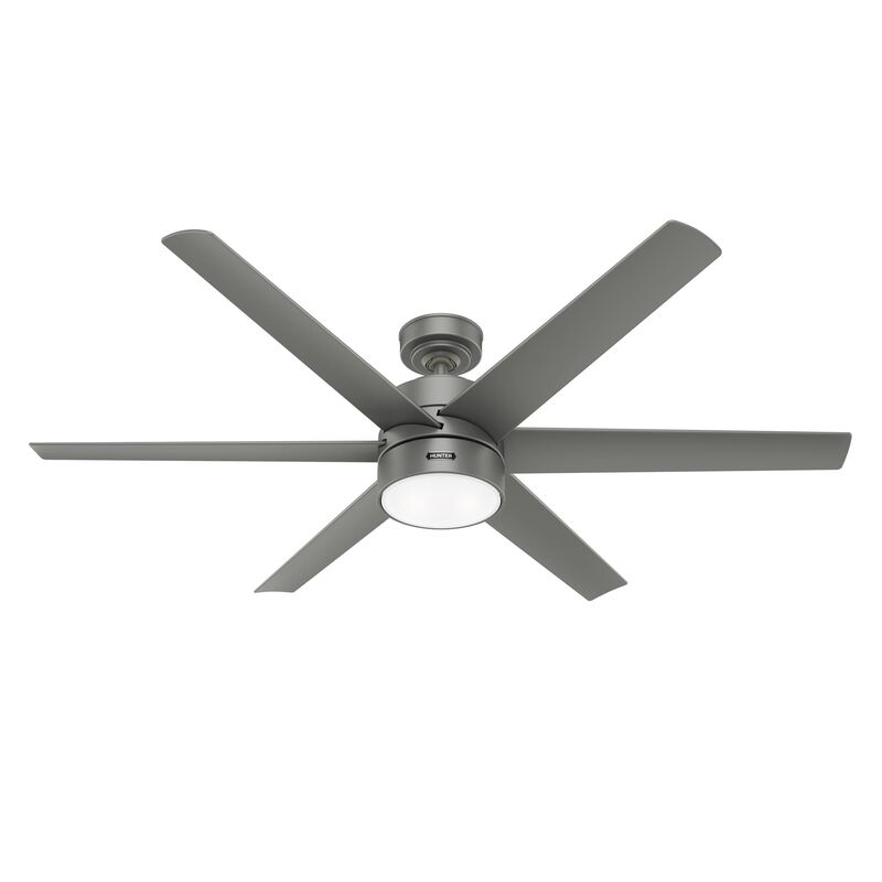 Solaria 60 Inch Ceiling Fan with Light Kit by Hunter Fan