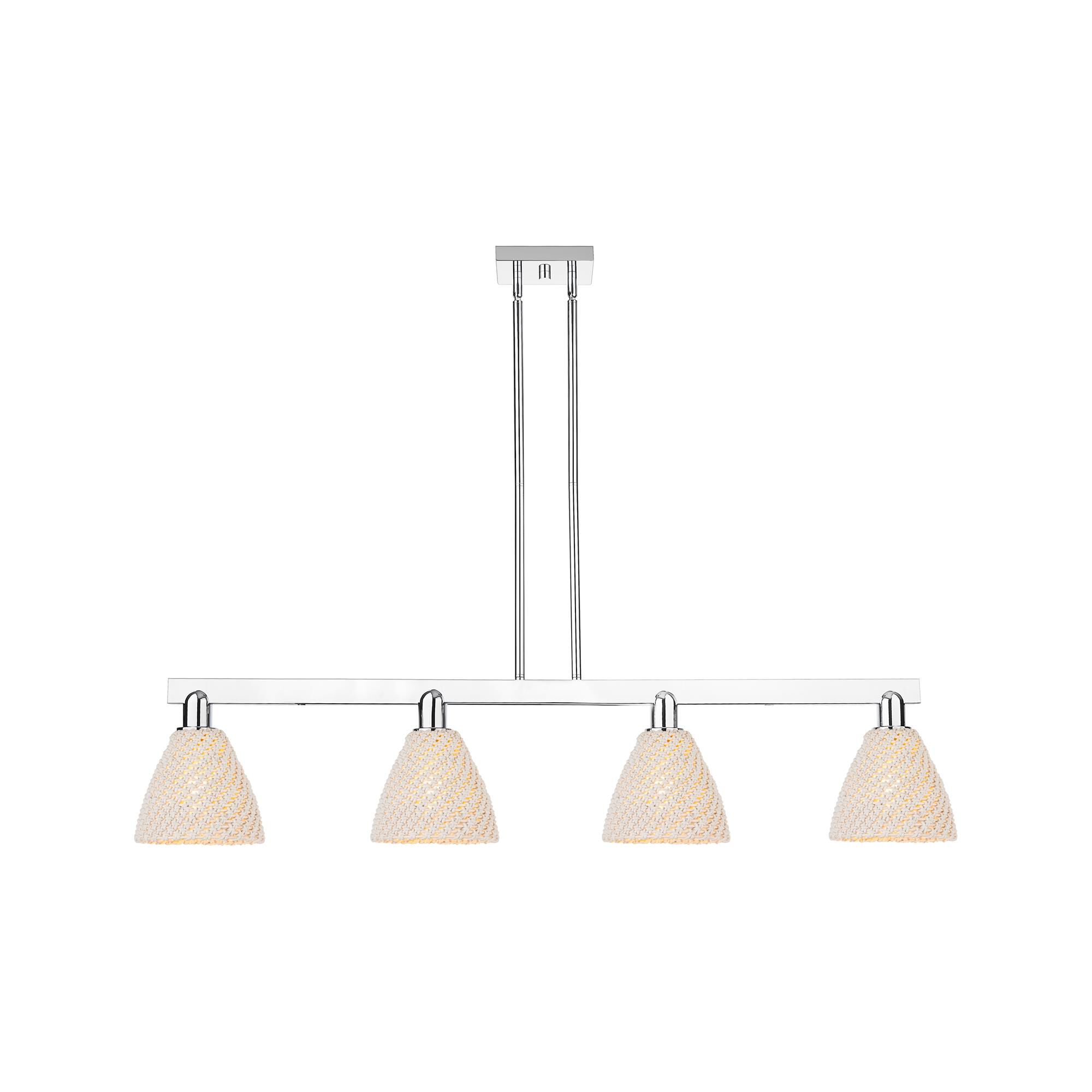 Shown in Polished Chrome finish and Natural shade