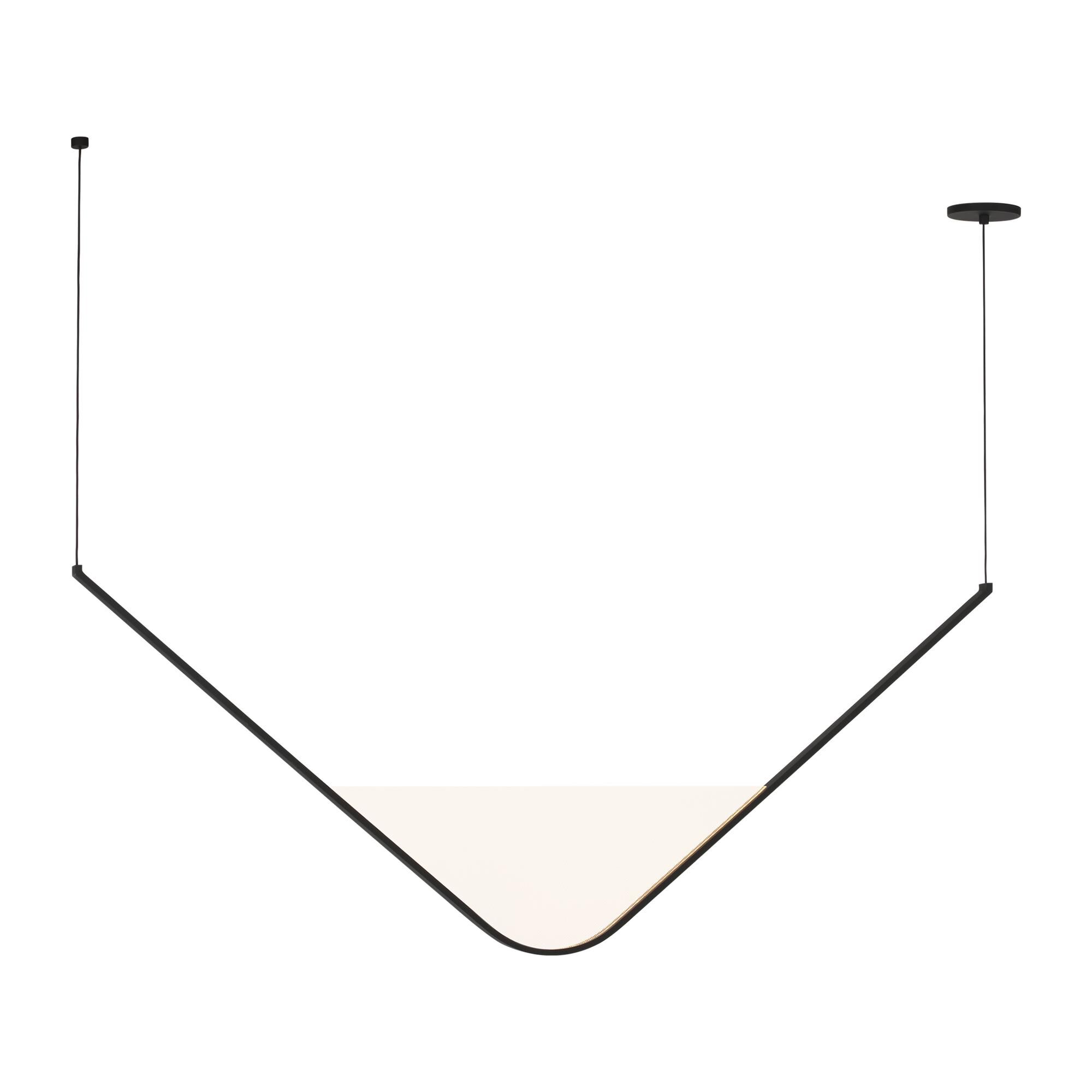 Shown in Nightshade Black finish and Light Guide shade